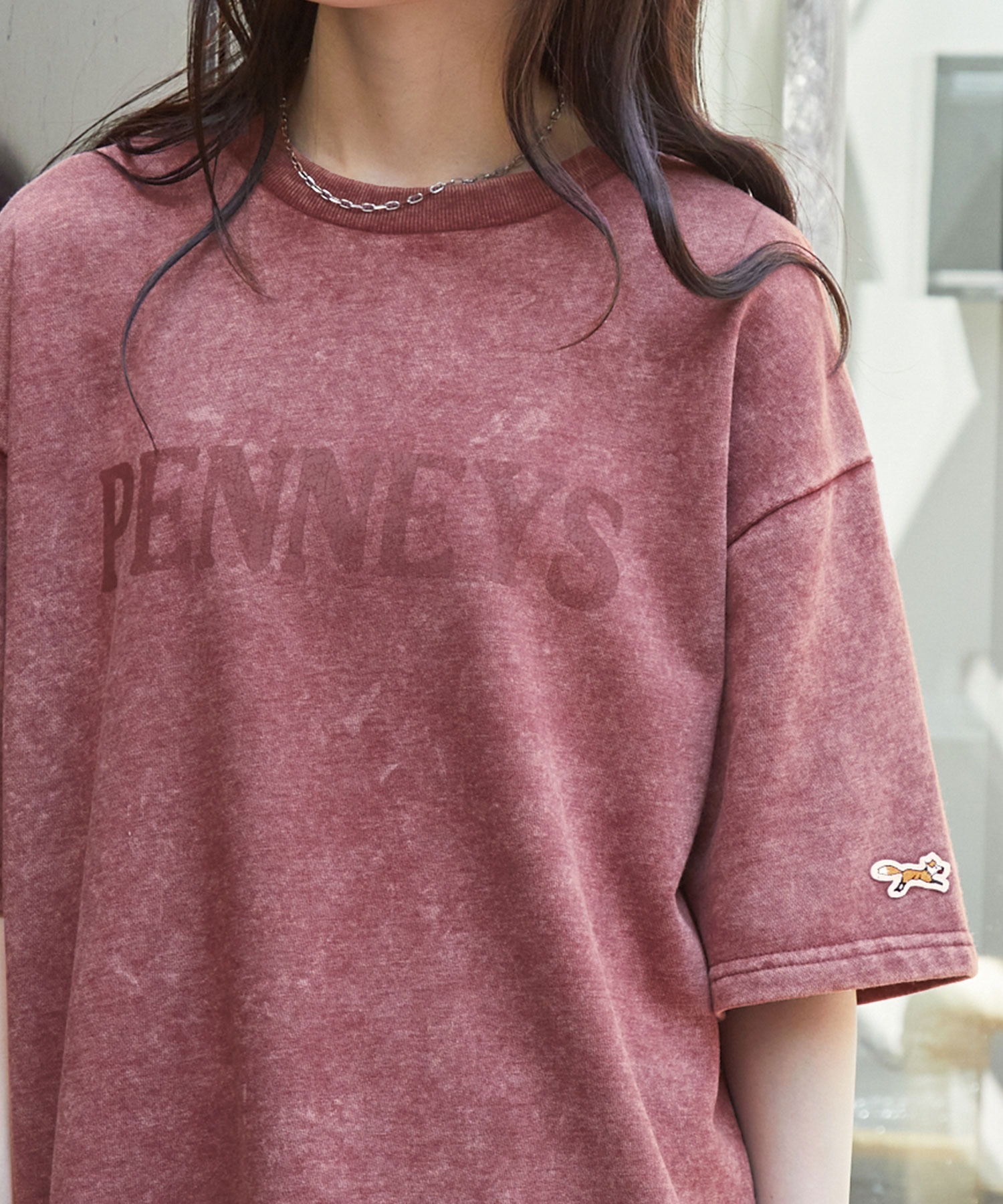 PENNEYS/ペニーズ 別注 THE FOX ロゴ スノーウォッシュ ワッペン