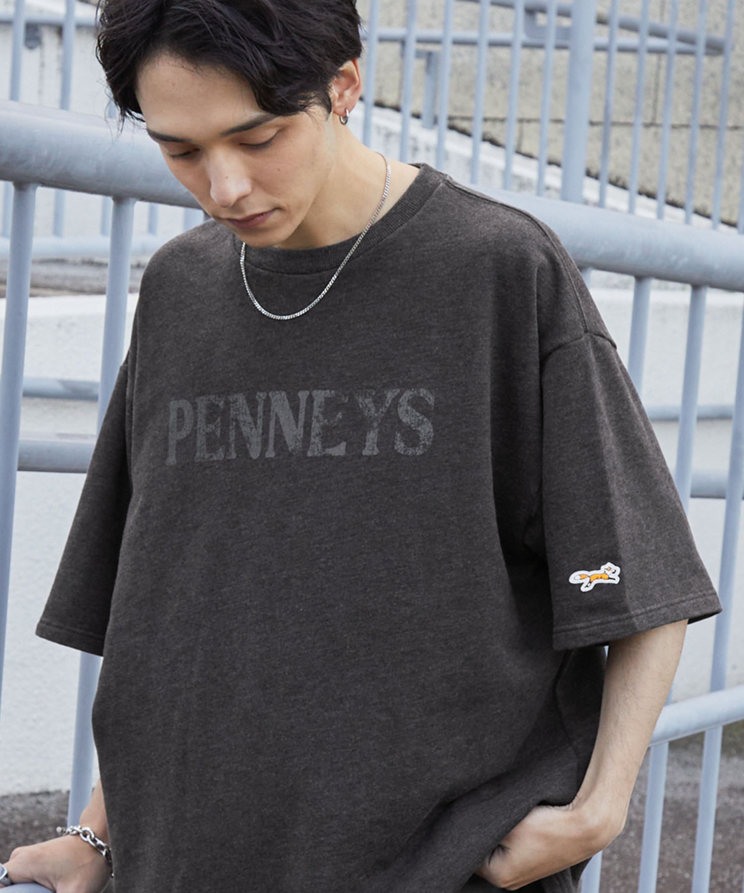 PENNEYS/ペニーズ 別注 THE FOX ロゴ スノーウォッシュ ワッペン