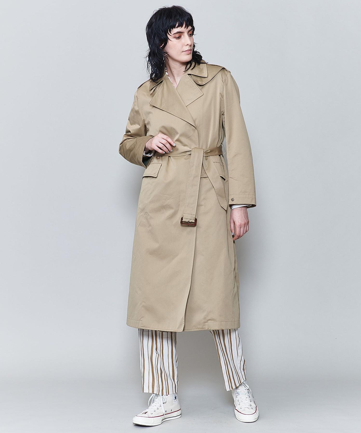 6(ROKU)】BIG TRENCH COAT/コート | accentdental.com.au