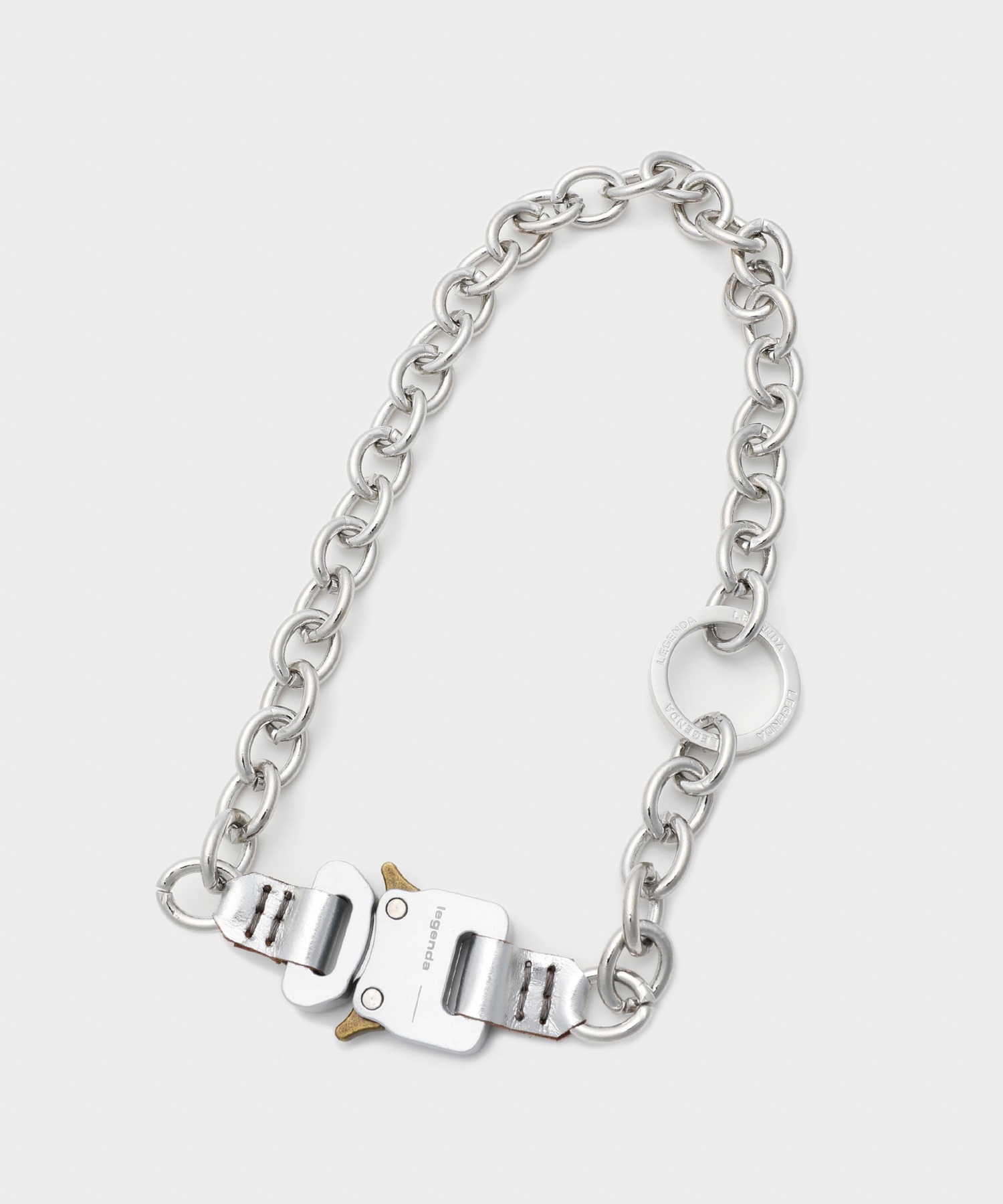 Heavy Chain Buckle Necklace Japan Made