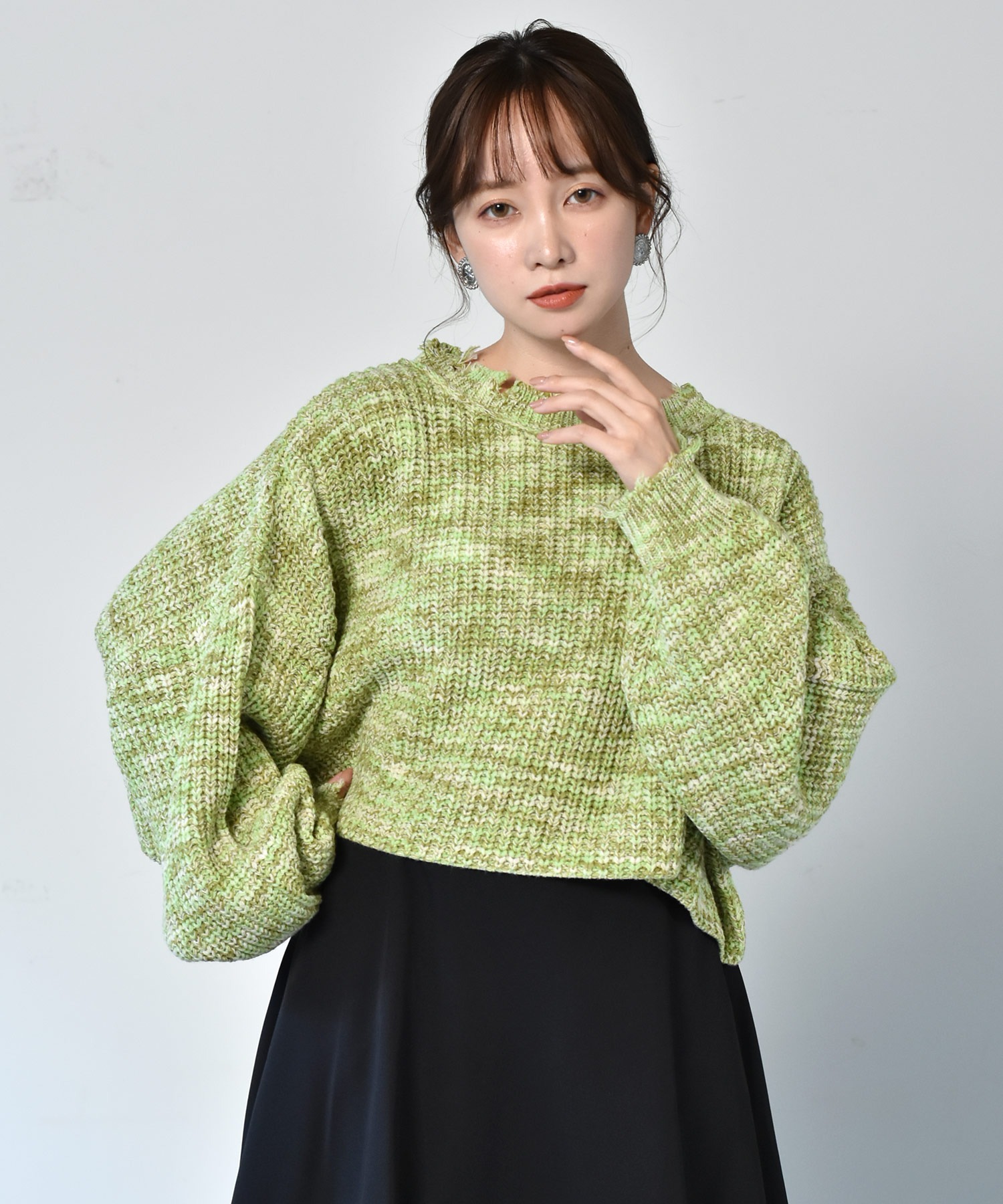 Mixショートニット Ems Excite Retro Girl Online Store レトロガールオンラインストア