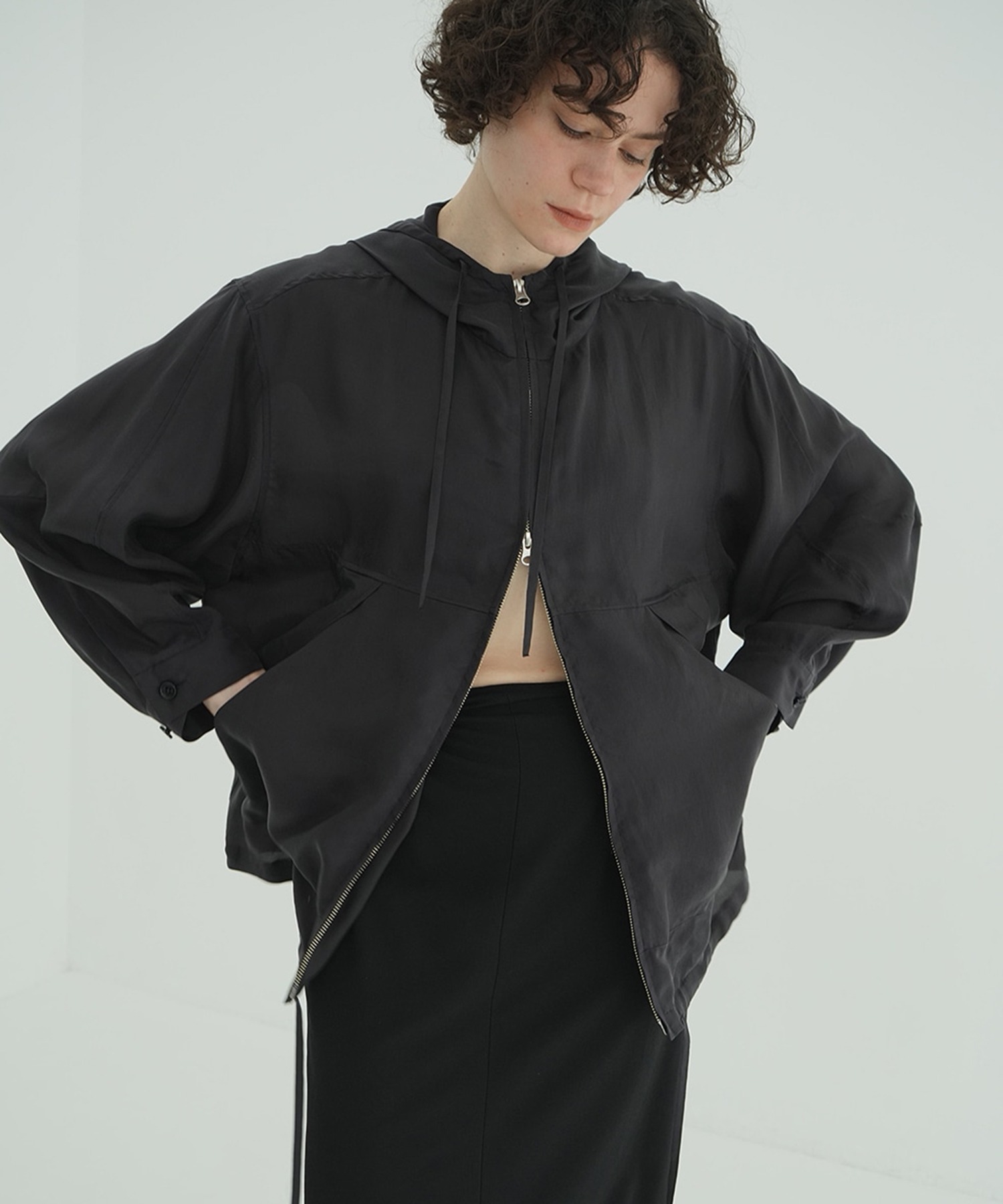SHEER AIRY ZIP HOODIE — полупрозрачное легкое худи на молнии