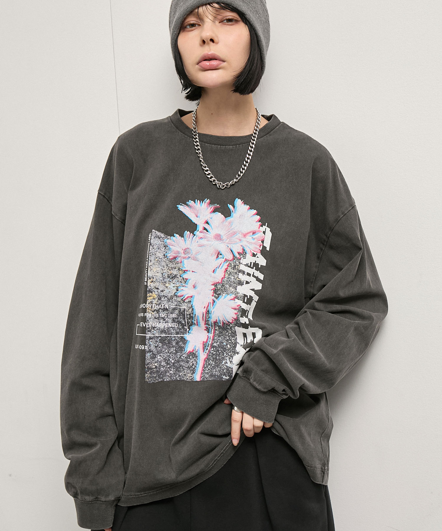 Alfred Alex】Vintage Rock Graphic L/S Tee / ヴィンテージライク