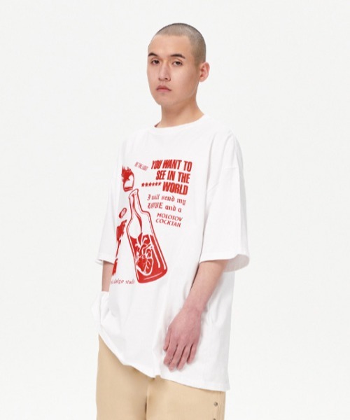 mahagrid/マハグリッド』 COCKTAIL TEE/カクテル Tシャツ mahagrid│A