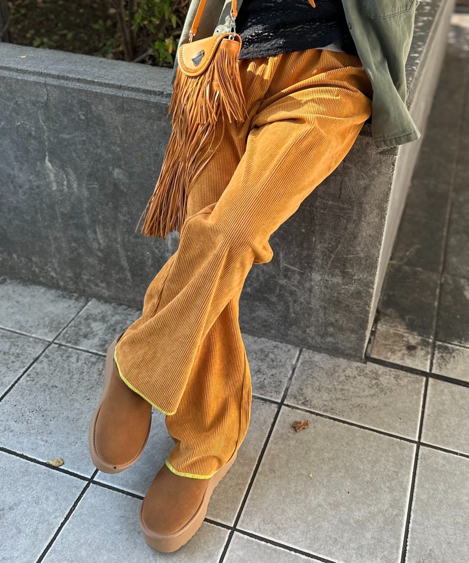 キャメル
model:154cm 着用サイズ:FREE