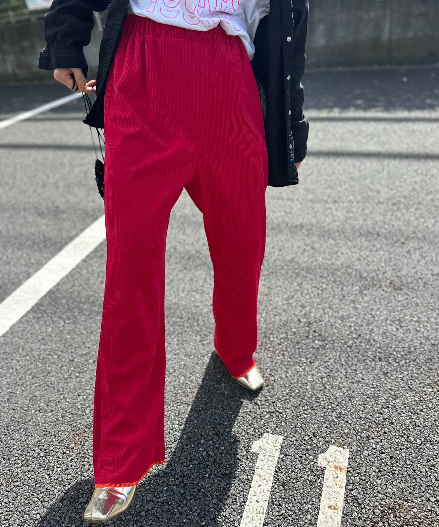 レッド
model:154cm 着用サイズ:FREE