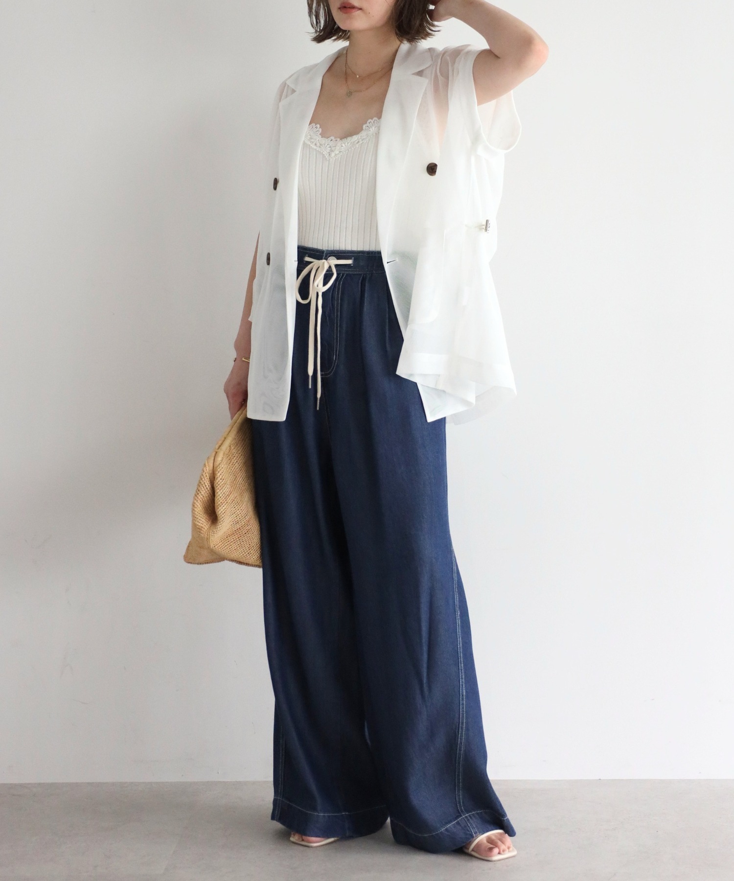 model:H158 着用サイズ:FREE