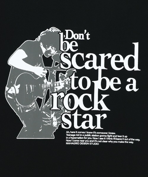 mahagrid/マハグリッド』 ROCKSTAR RAGLAN TEE/ロックスター T