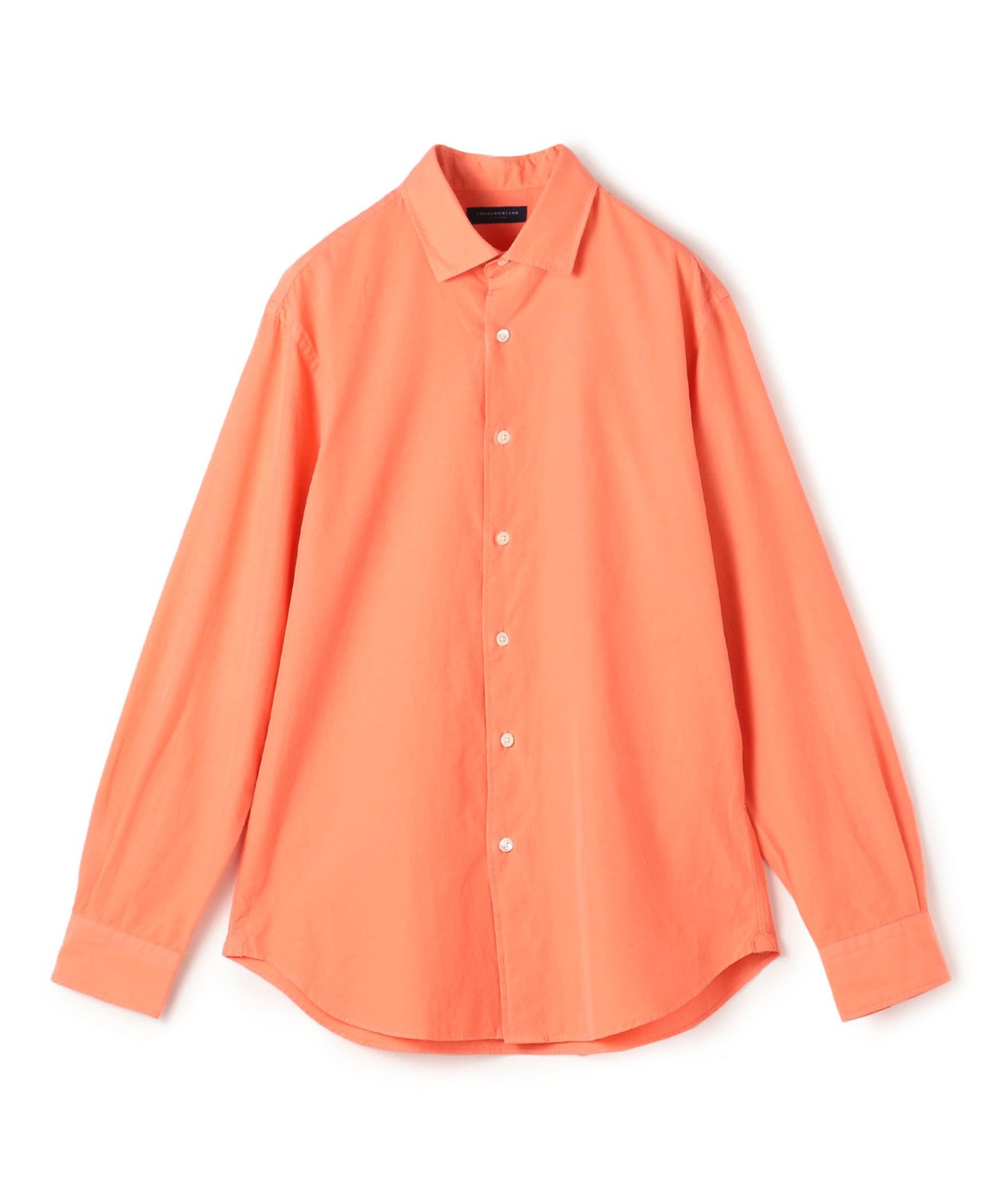 Twin Cotton Semi‑Wide Collar Shirt — рубашка с полушироким воротником