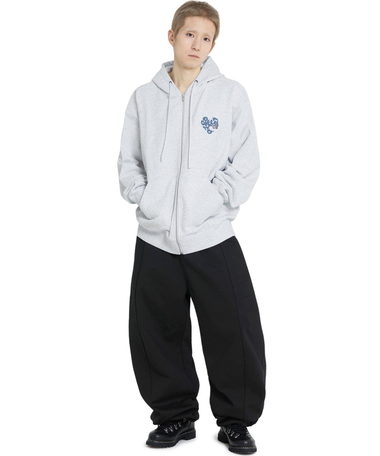 ★OY★STITCHED WIDE VOLUME SWEATPANTS - BLACK★正規品/送料込 OY/オーワイ』 STITCHED WIDE VOLUME SWEATPANTS/ステッチド