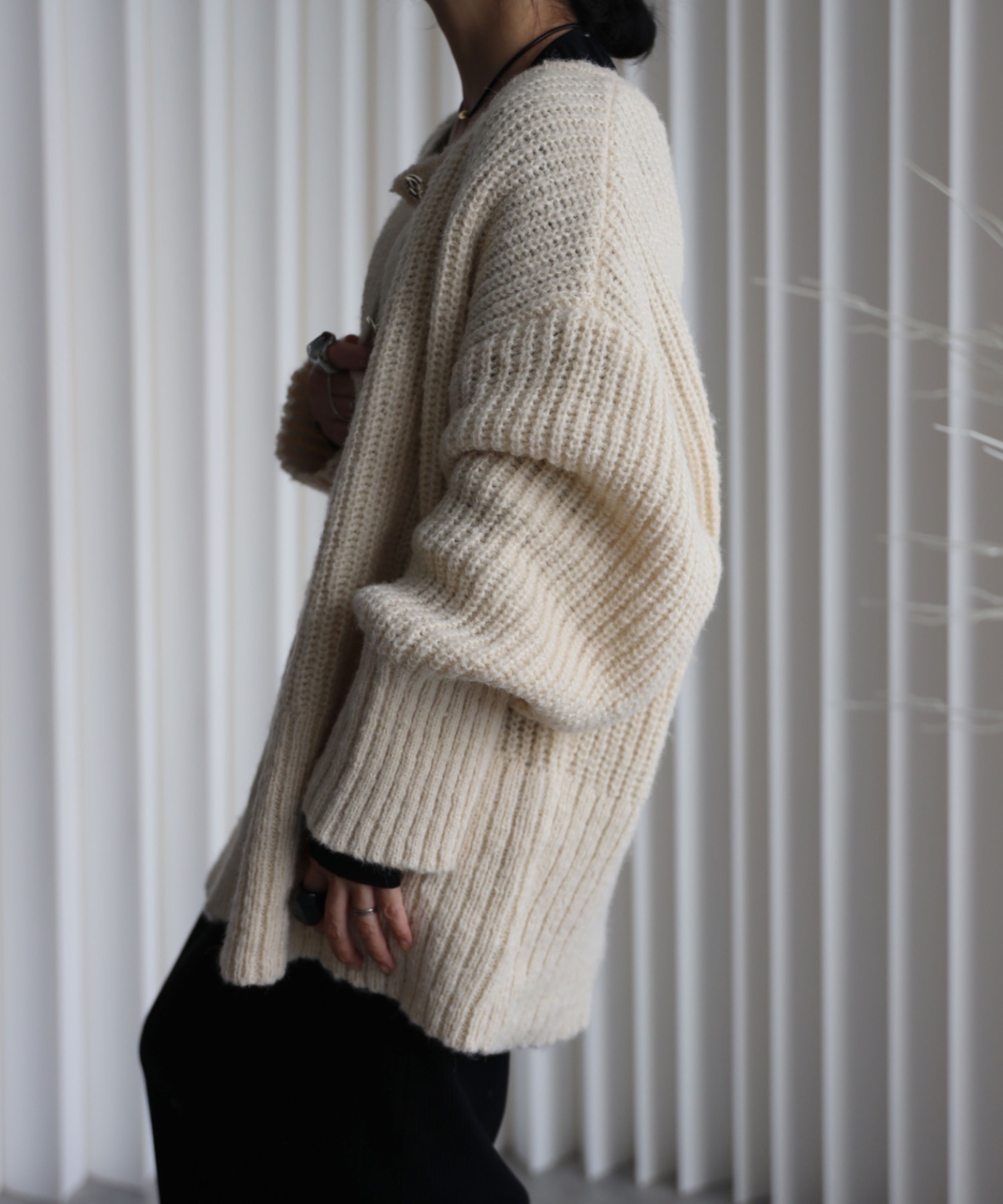 model：155cm. 着用サイズ：FREE