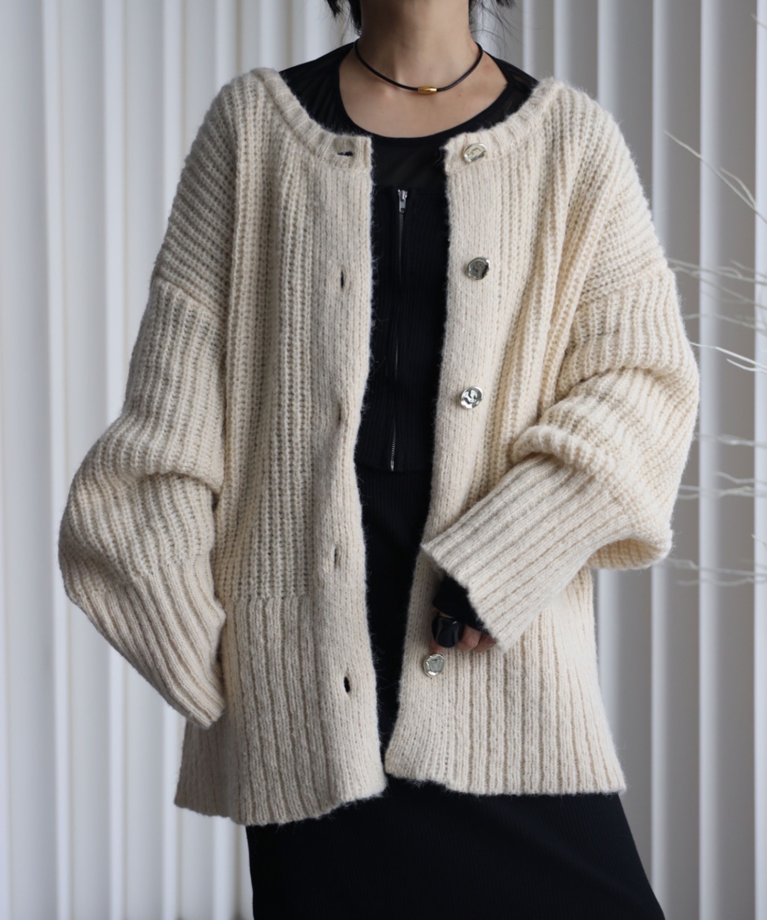 model：155cm. 着用サイズ：FREE