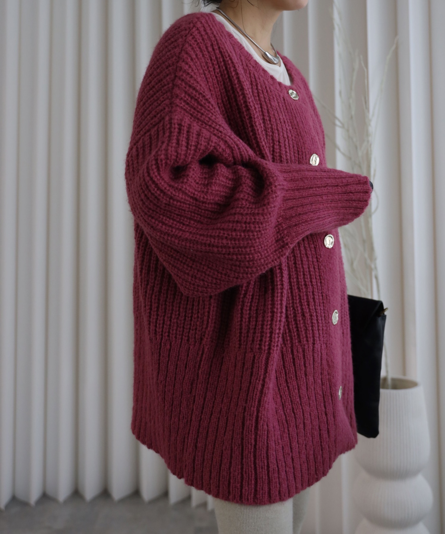 model：155cm. 着用サイズ：FREE