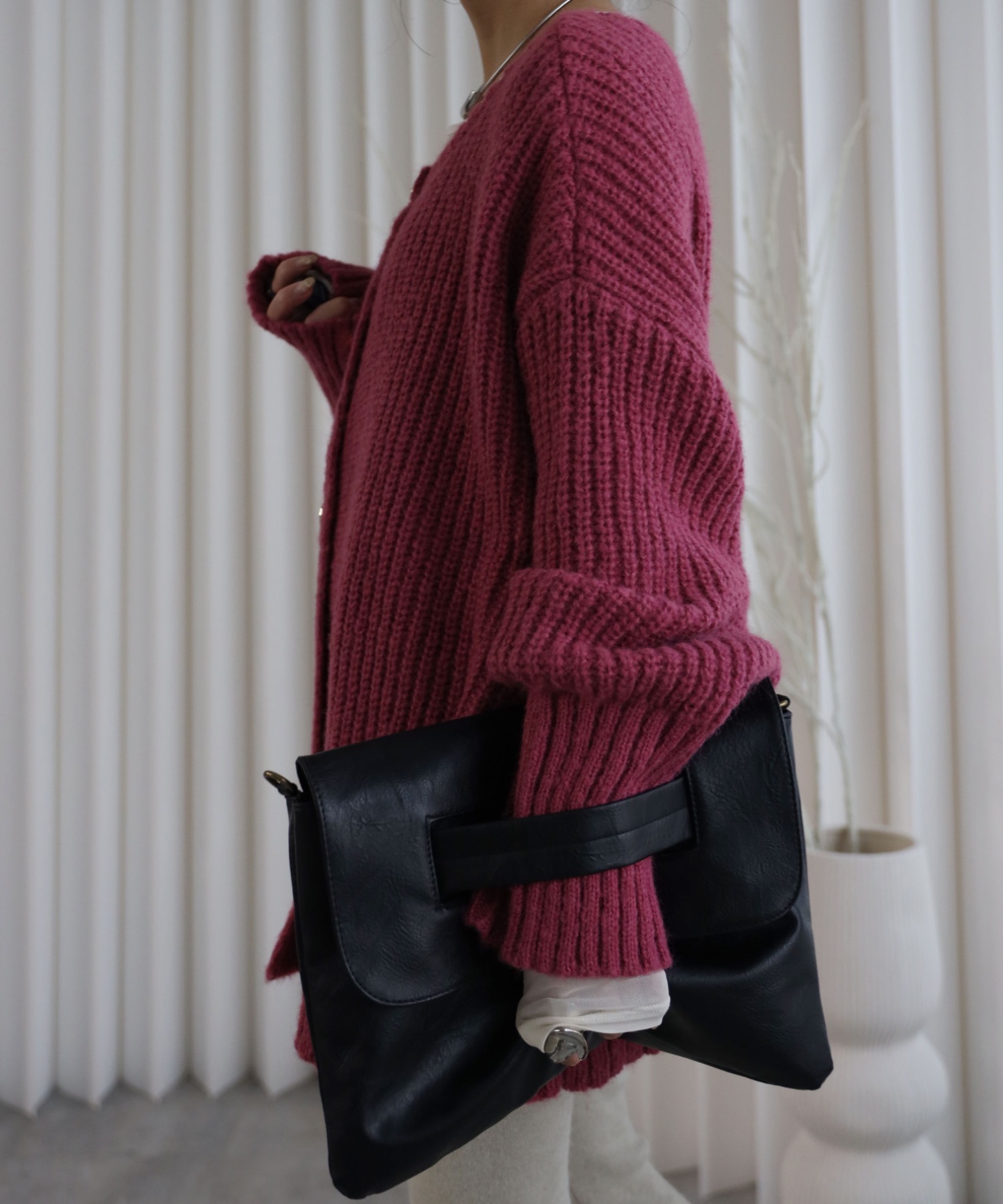 model：155cm. 着用サイズ：FREE