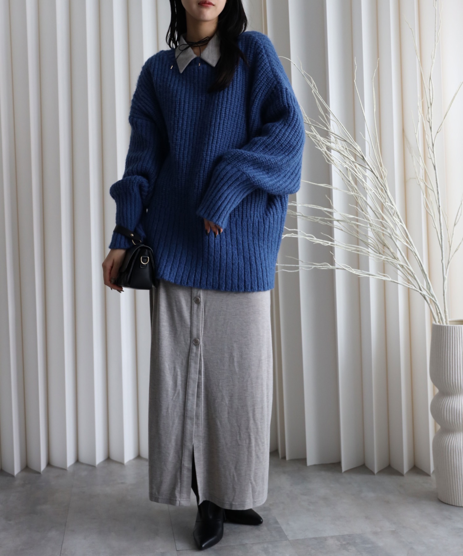 model：164cm. 着用サイズ：FREE
