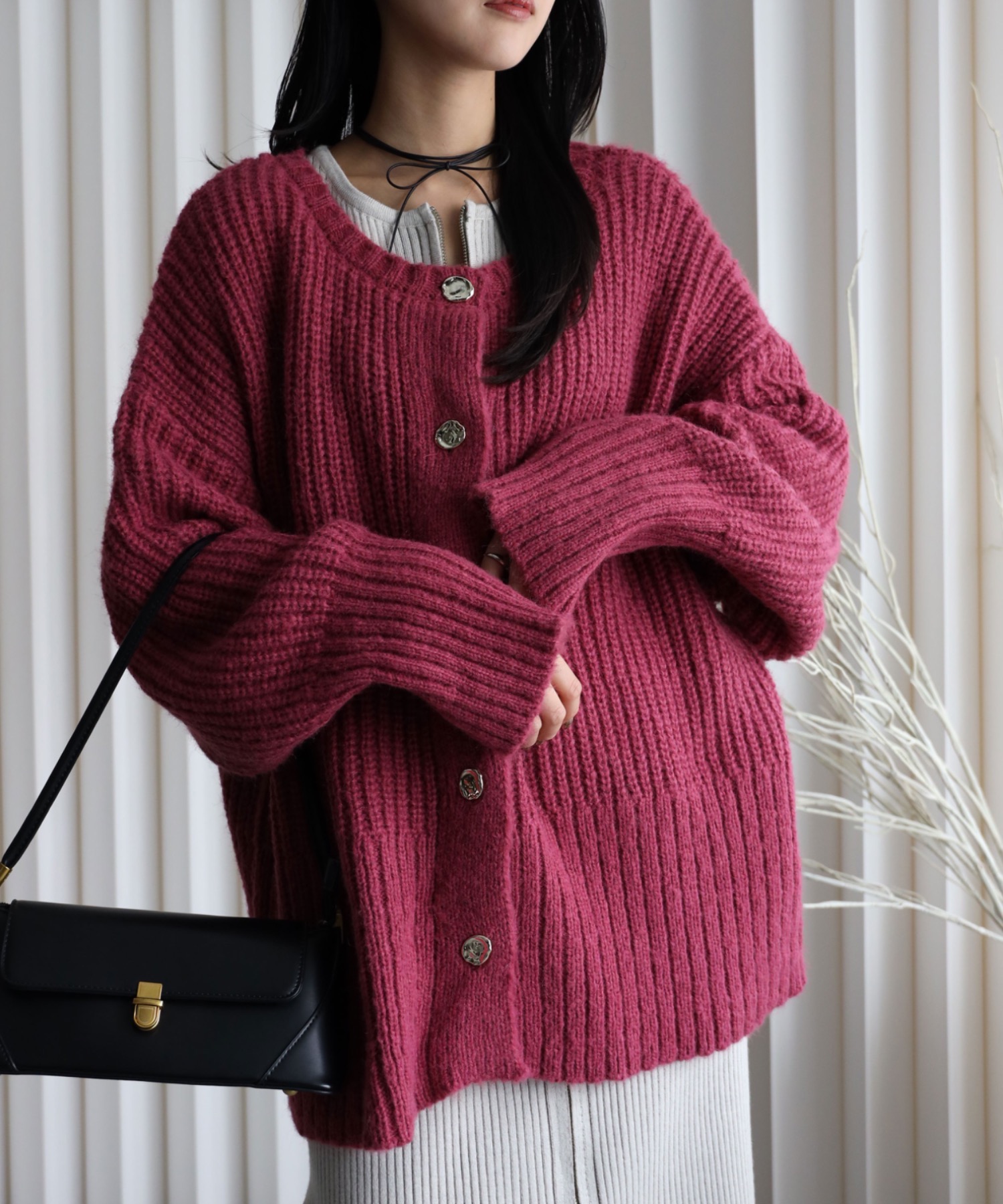 model：164cm. 着用サイズ：FREE