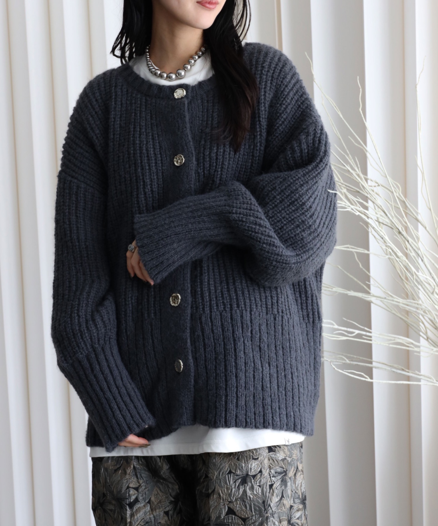 model：164cm. 着用サイズ：FREE