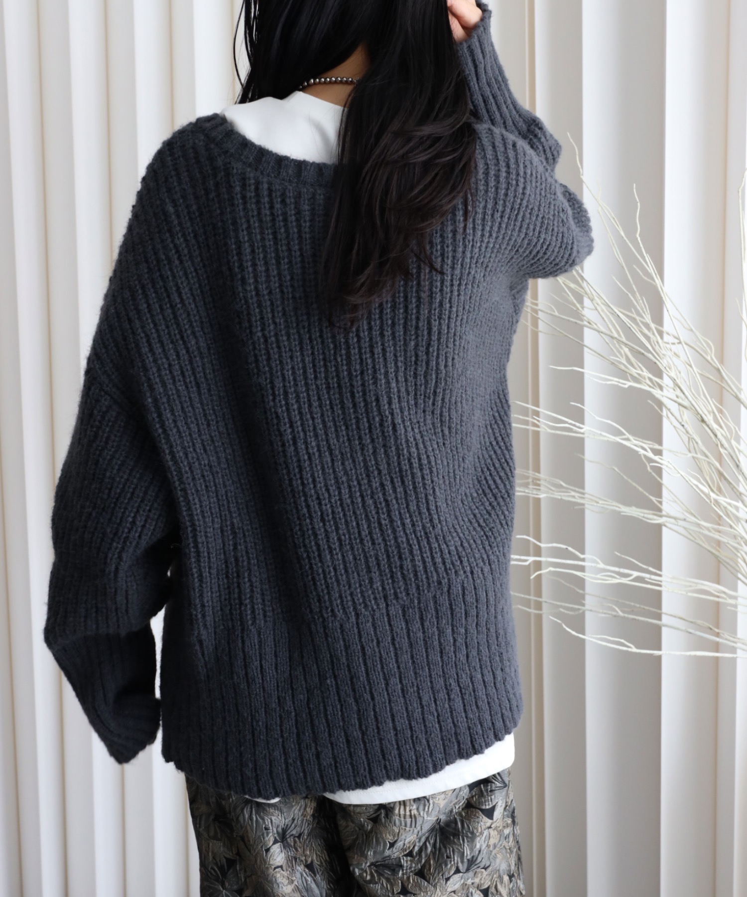 model：164cm. 着用サイズ：FREE