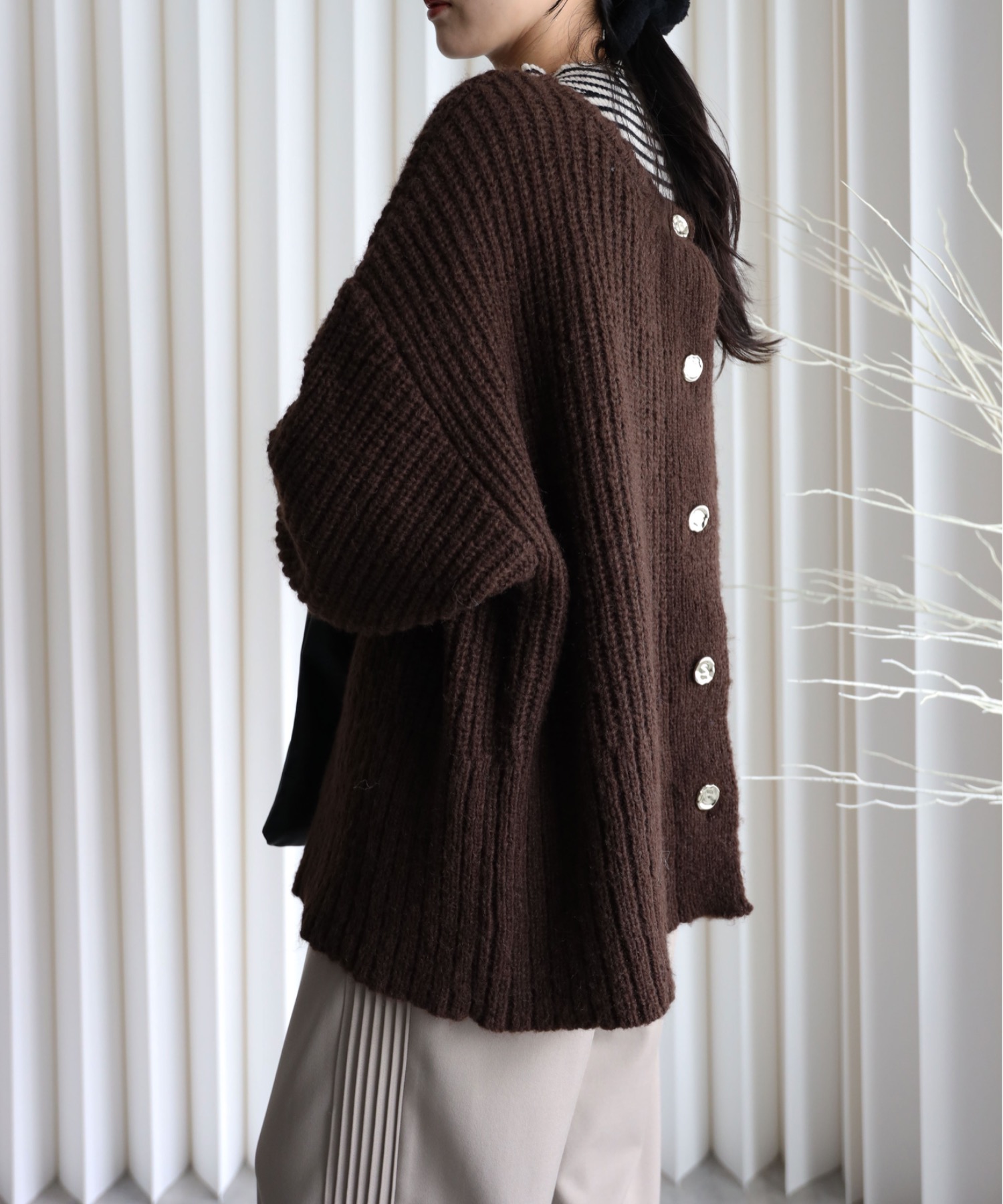 model：164cm. 着用サイズ：FREE