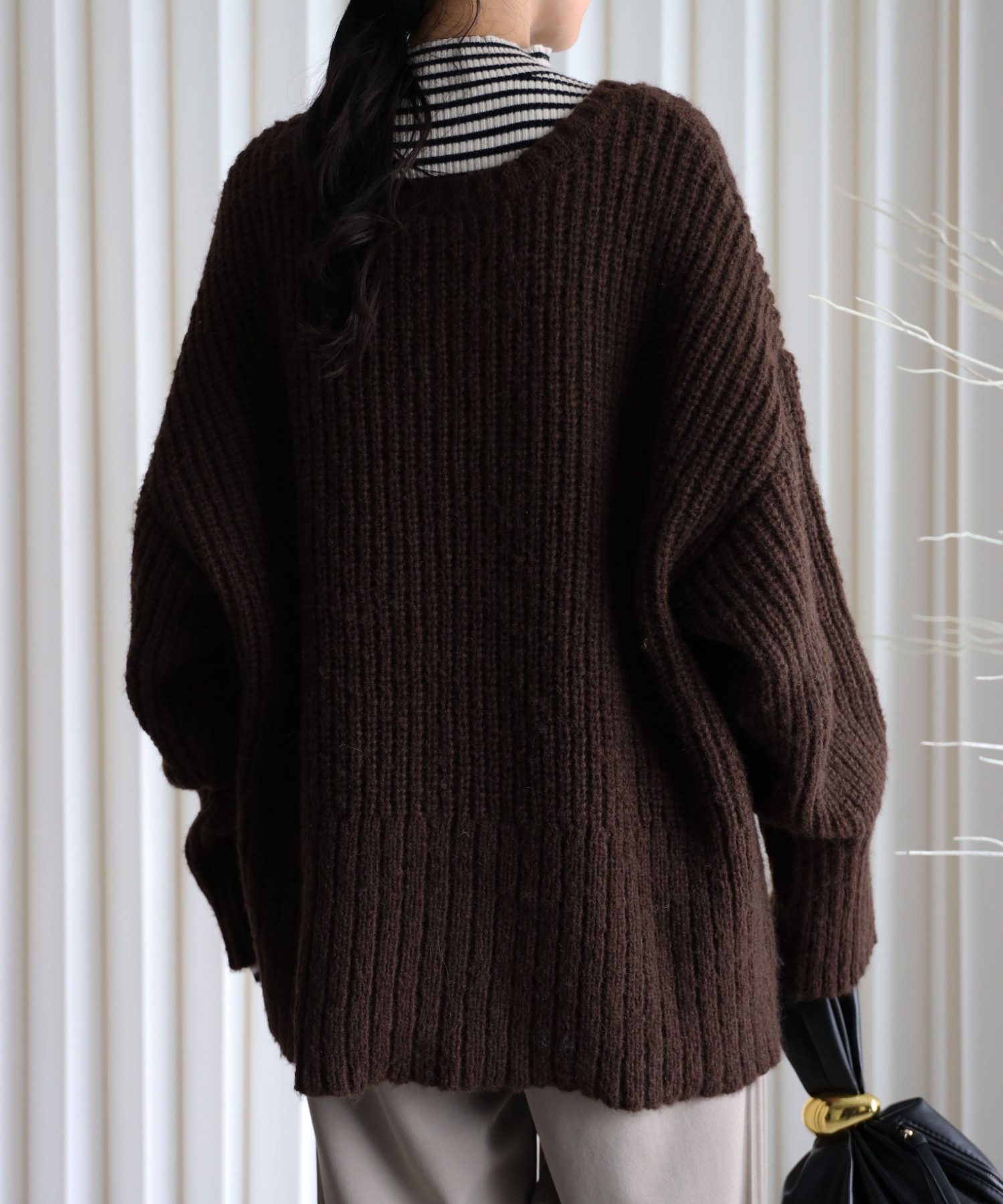 model：164cm. 着用サイズ：FREE
