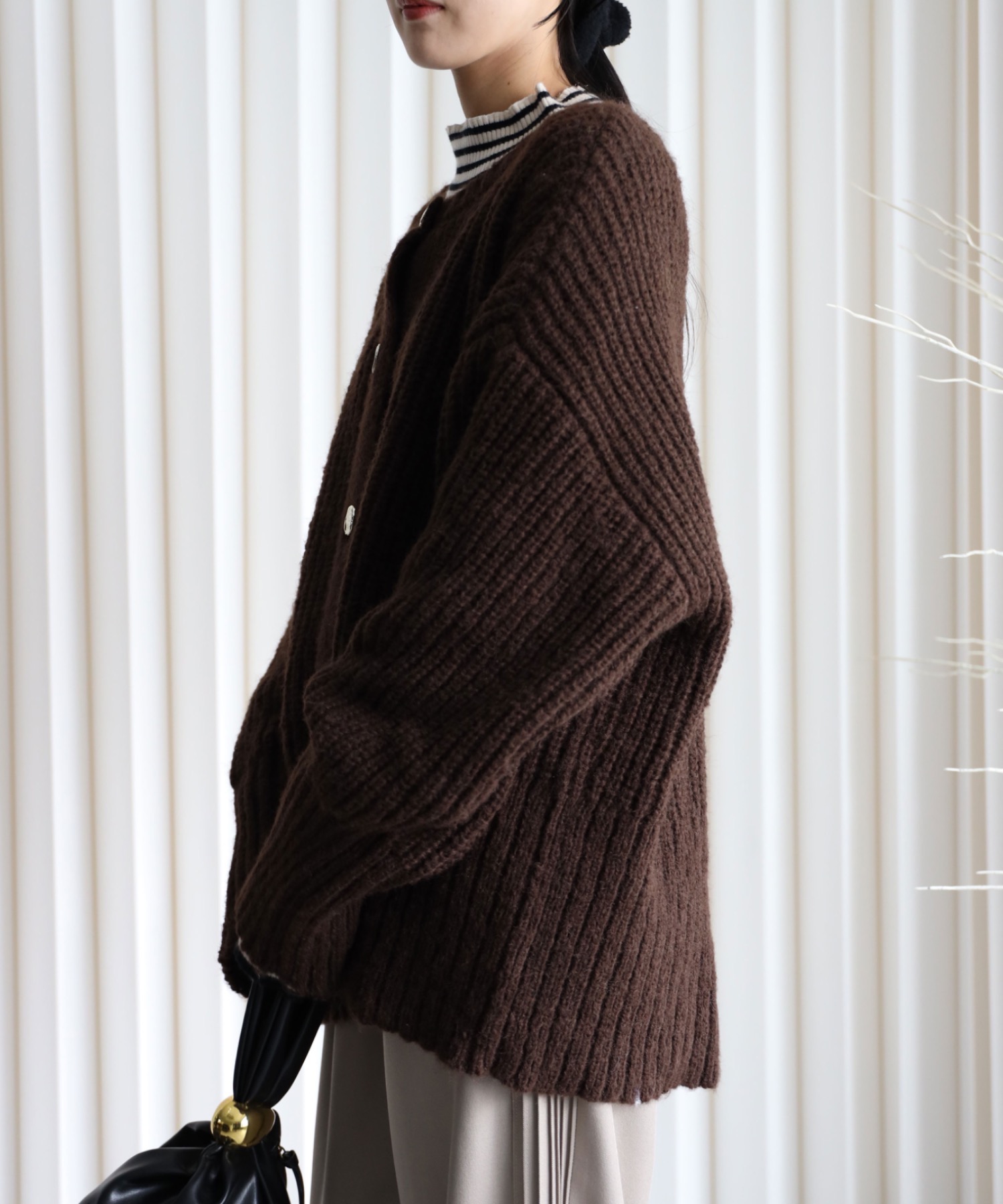 model：164cm. 着用サイズ：FREE