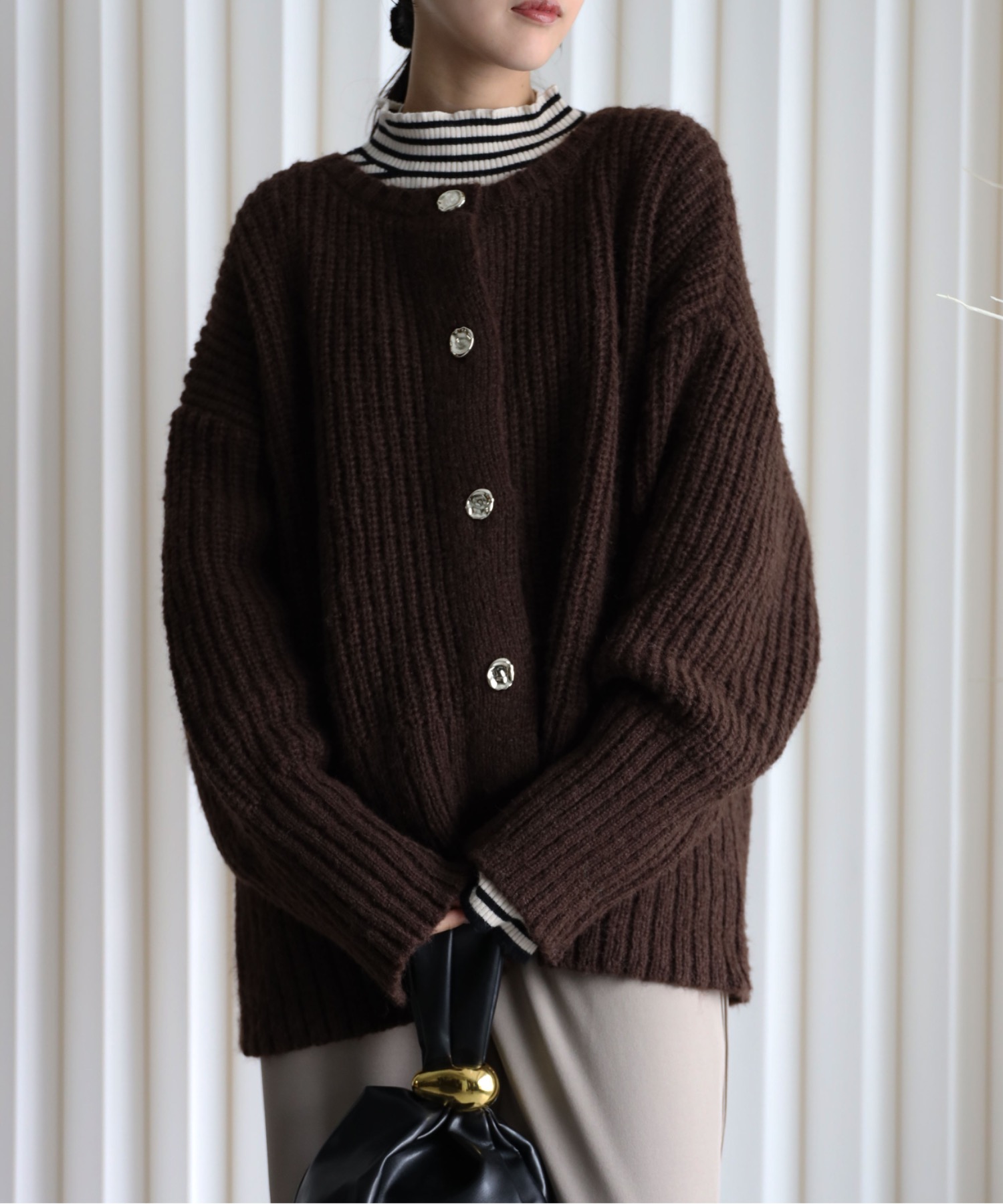 model：164cm. 着用サイズ：FREE