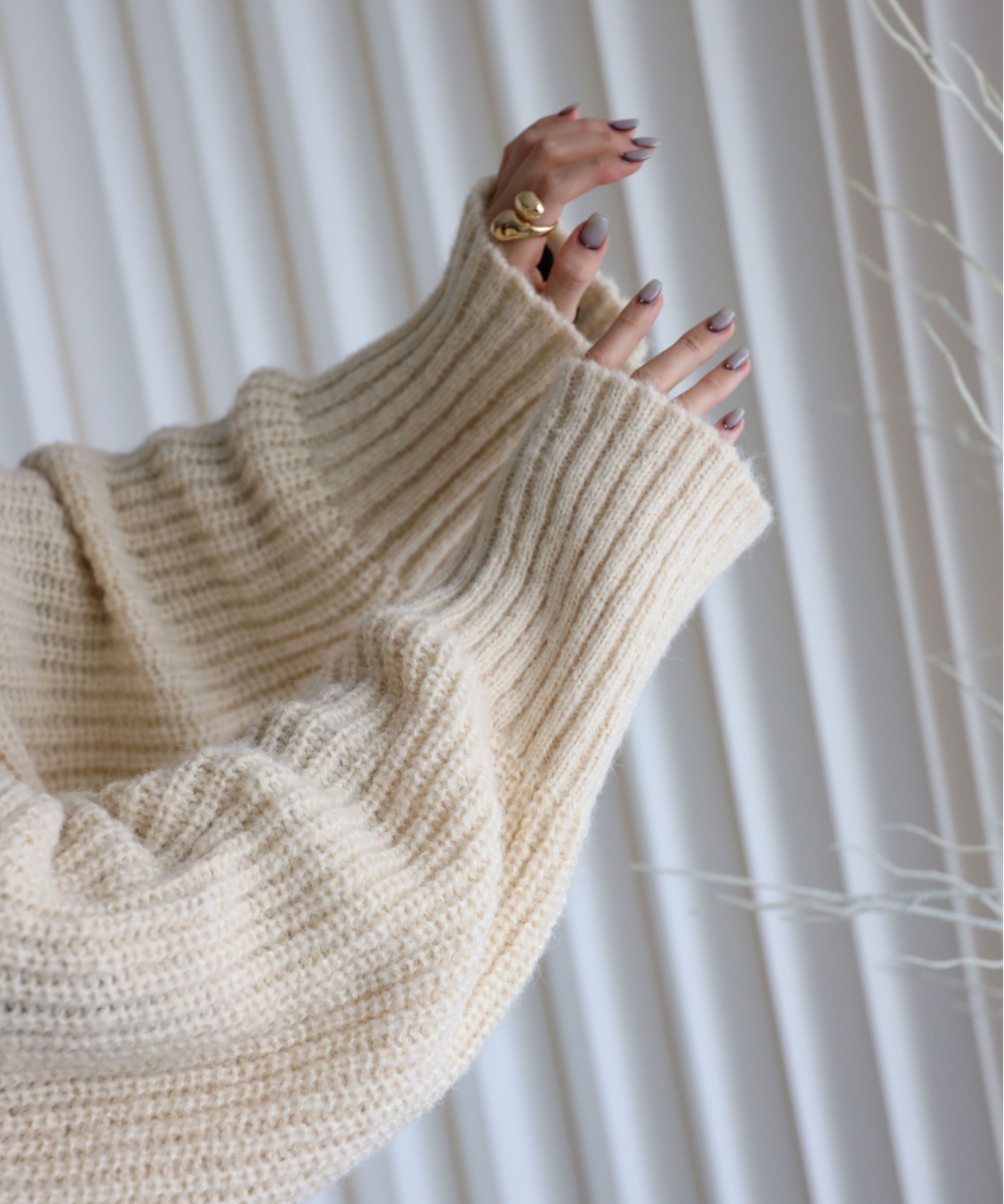 model：164cm. 着用サイズ：FREE