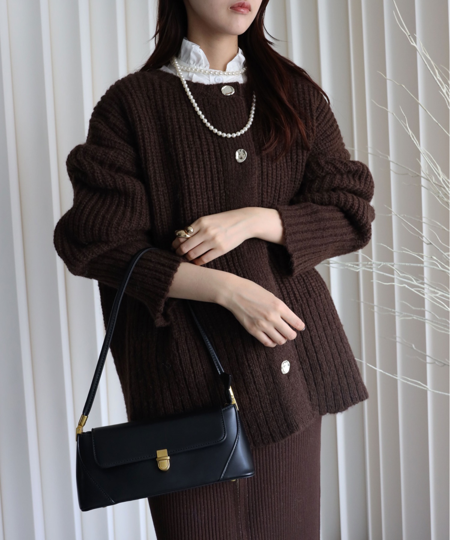 model：164cm. 着用サイズ：FREE