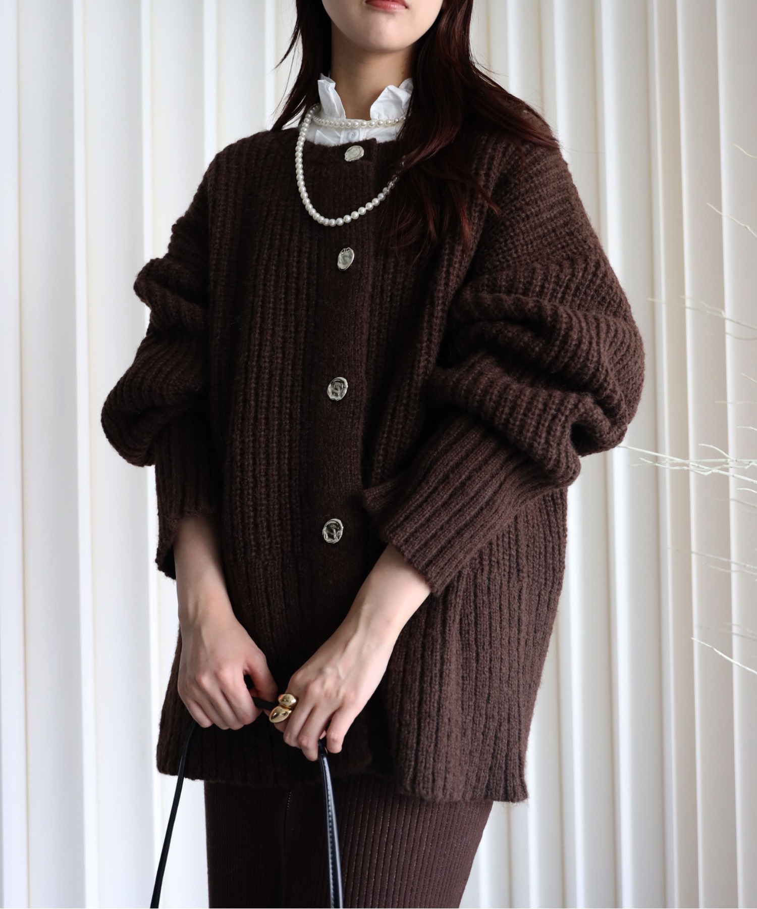 model：164cm. 着用サイズ：FREE