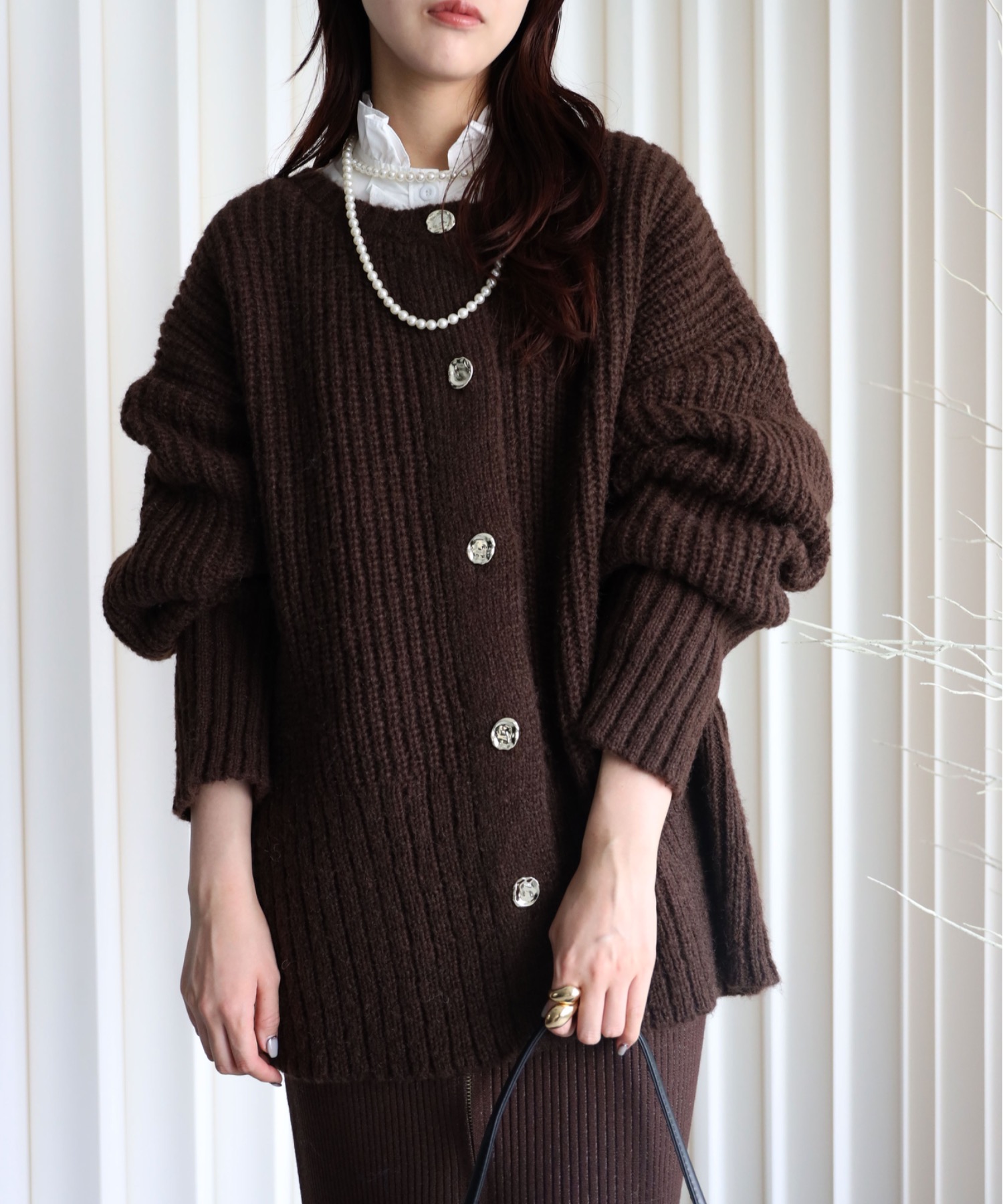 model：164cm. 着用サイズ：FREE