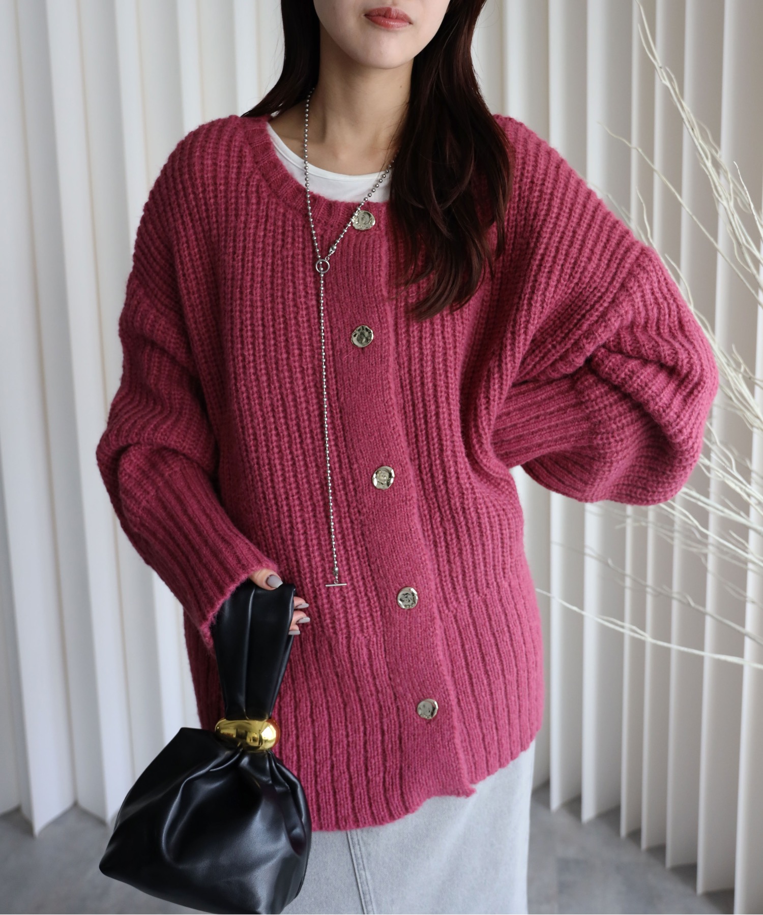 model：164cm. 着用サイズ：FREE