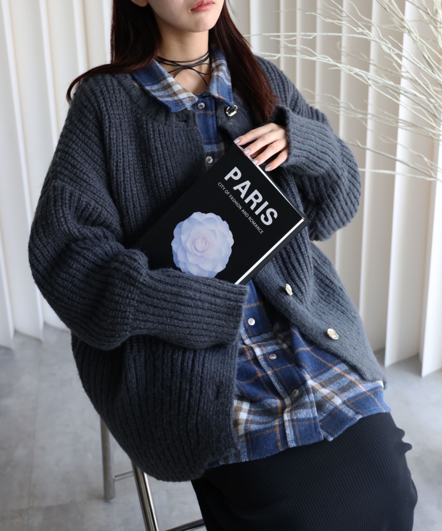 model：164cm. 着用サイズ：FREE