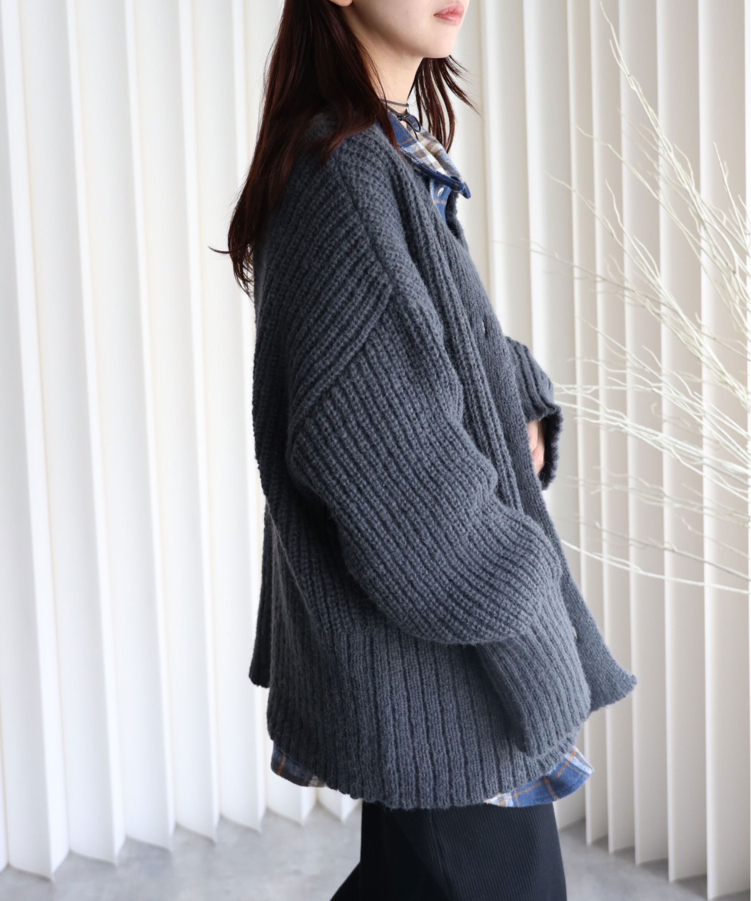model：164cm. 着用サイズ：FREE