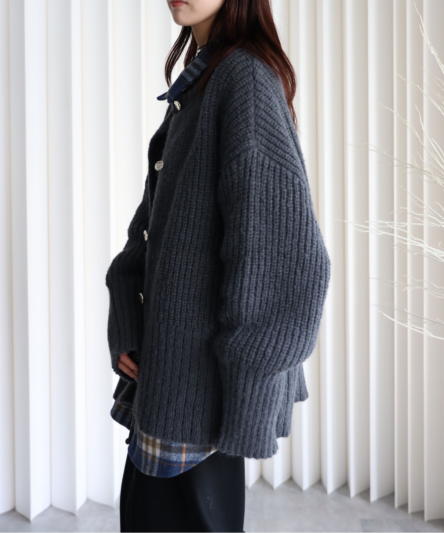 model：164cm. 着用サイズ：FREE