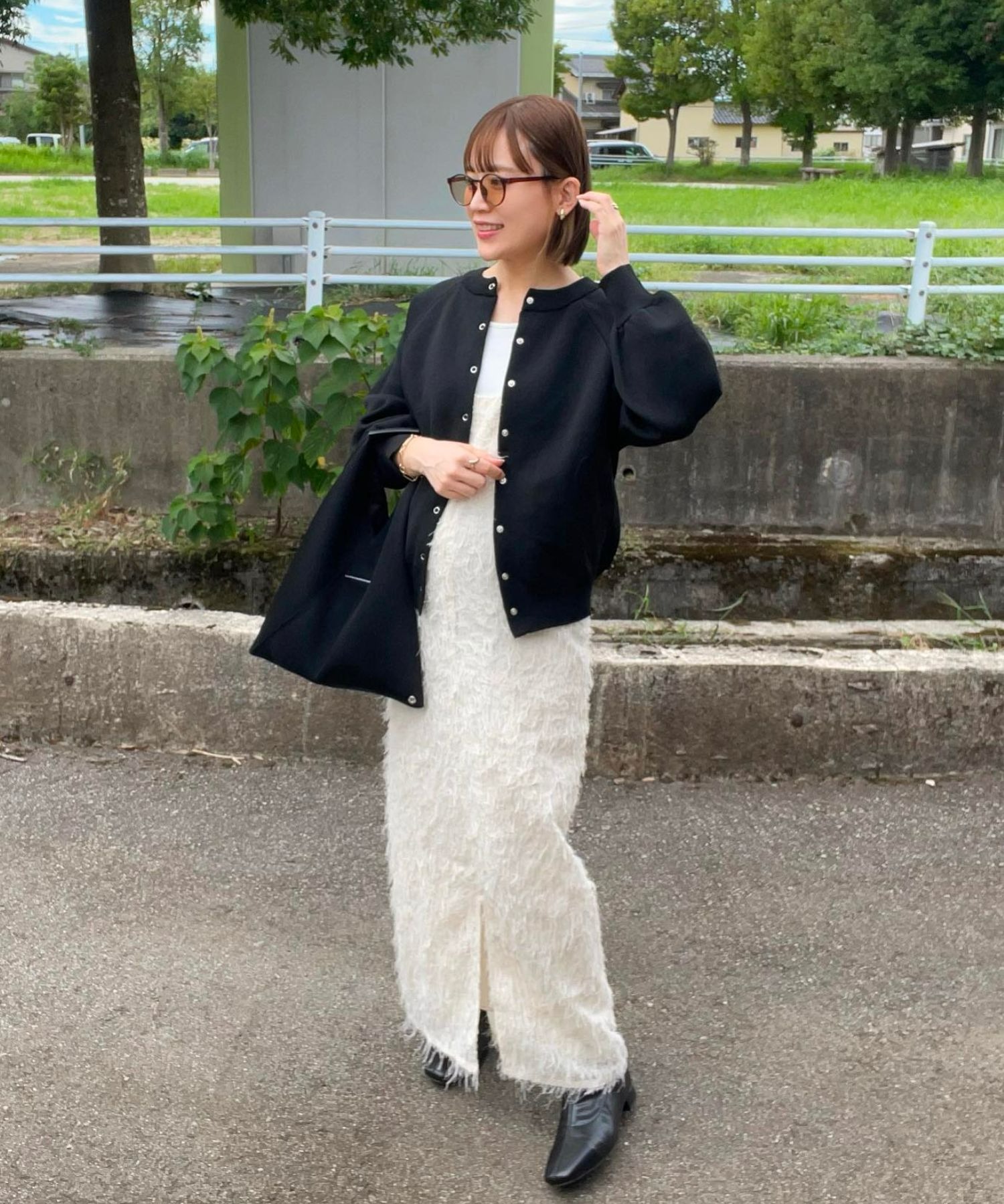 model：H152 着用サイズ：FREE
