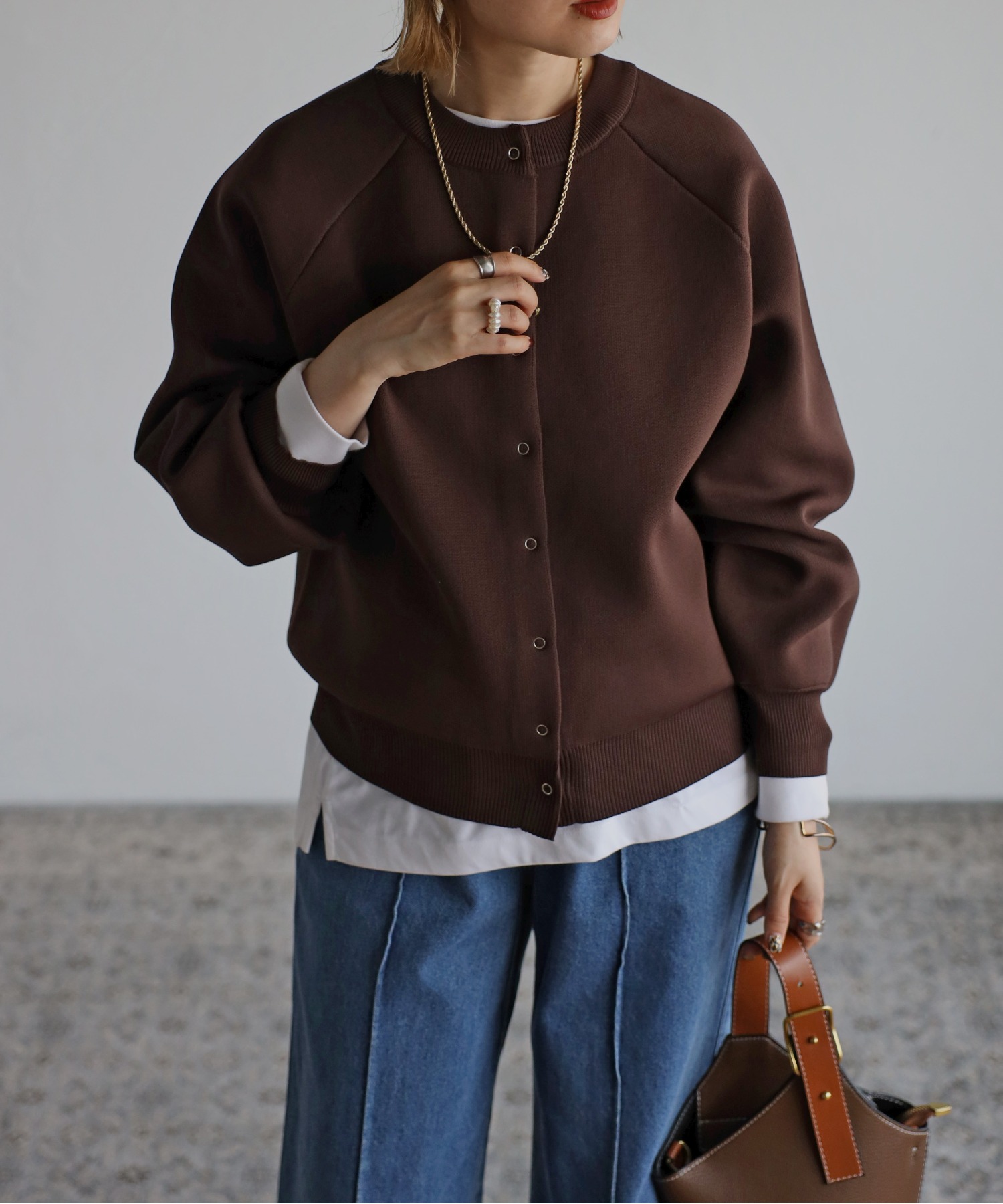 model：H158 着用サイズ：FREE