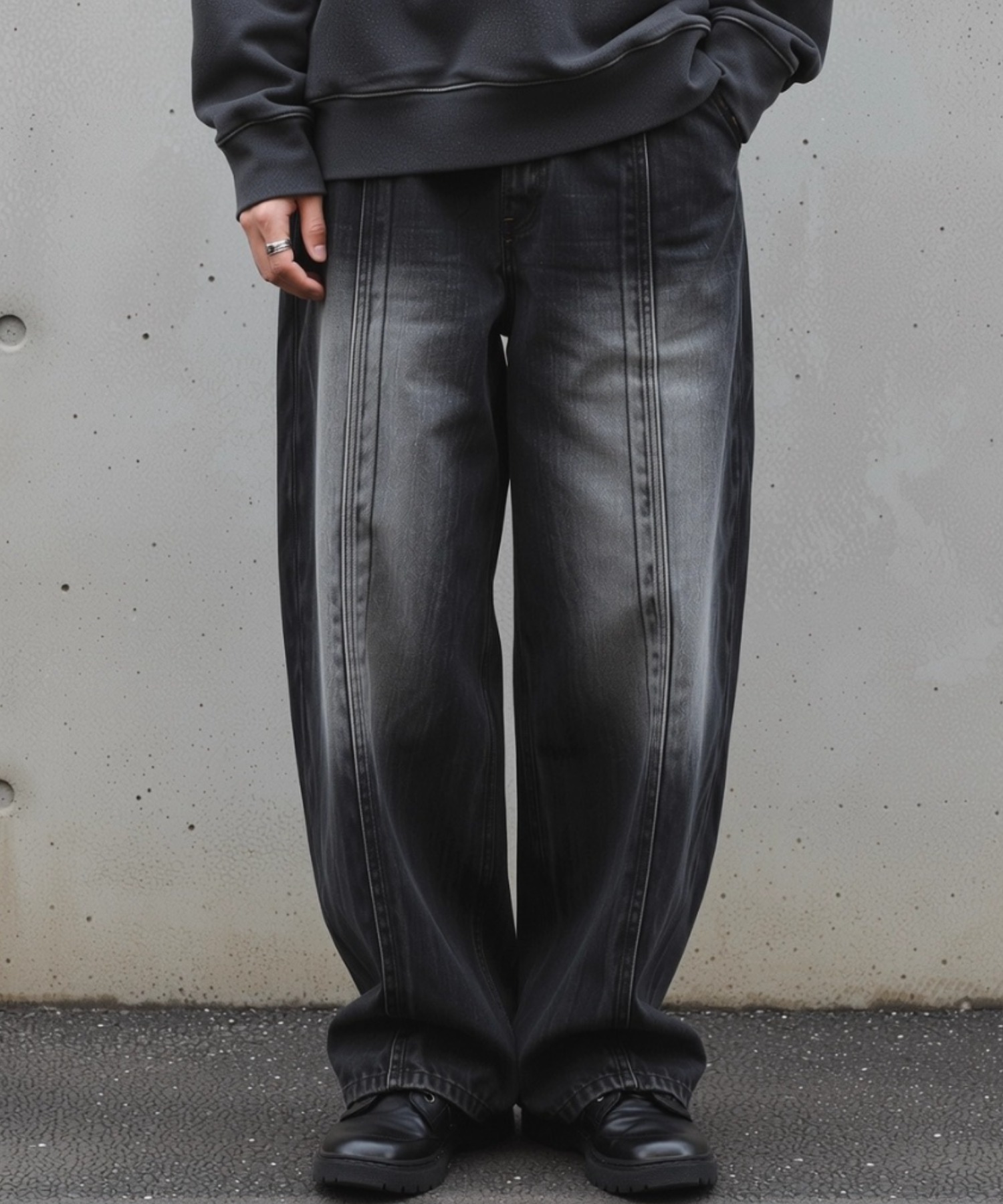 A'GEM/9 × .kom 『A'gem/エージェム』センターステッチデニム A'gem│A