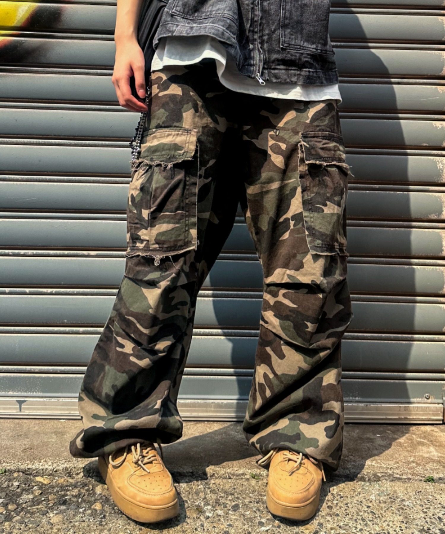 A'GEM/9 × .kom 『A'gem/エージェム』カーゴカモパンツ A'gem│A'GEM/9