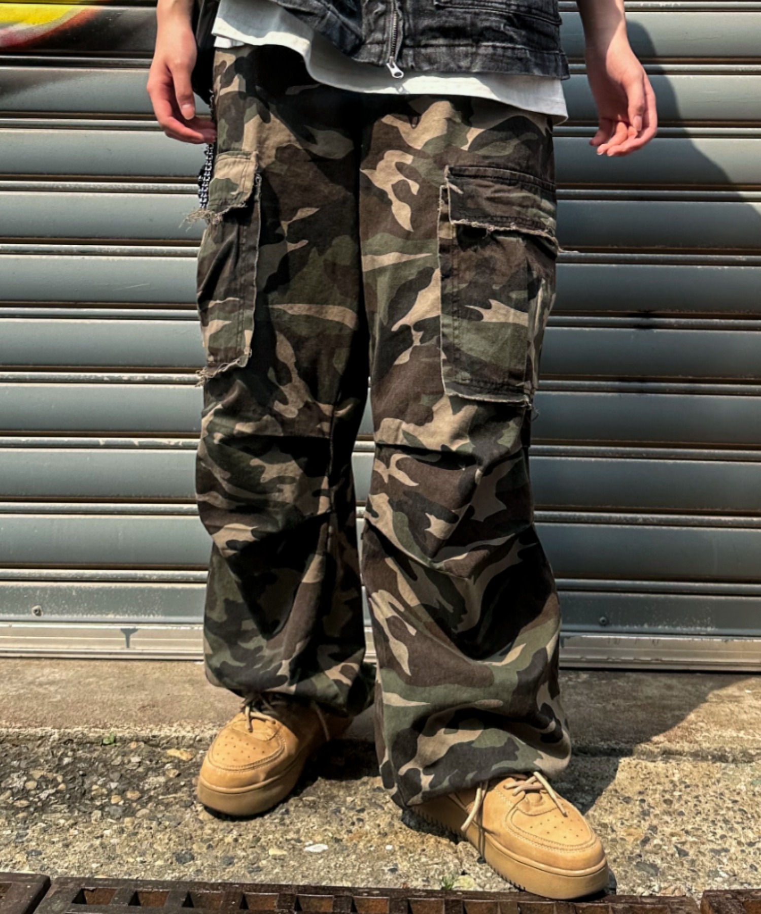 A'GEM/9 × .kom 『A'gem/エージェム』カーゴカモパンツ A'gem│A'GEM/9