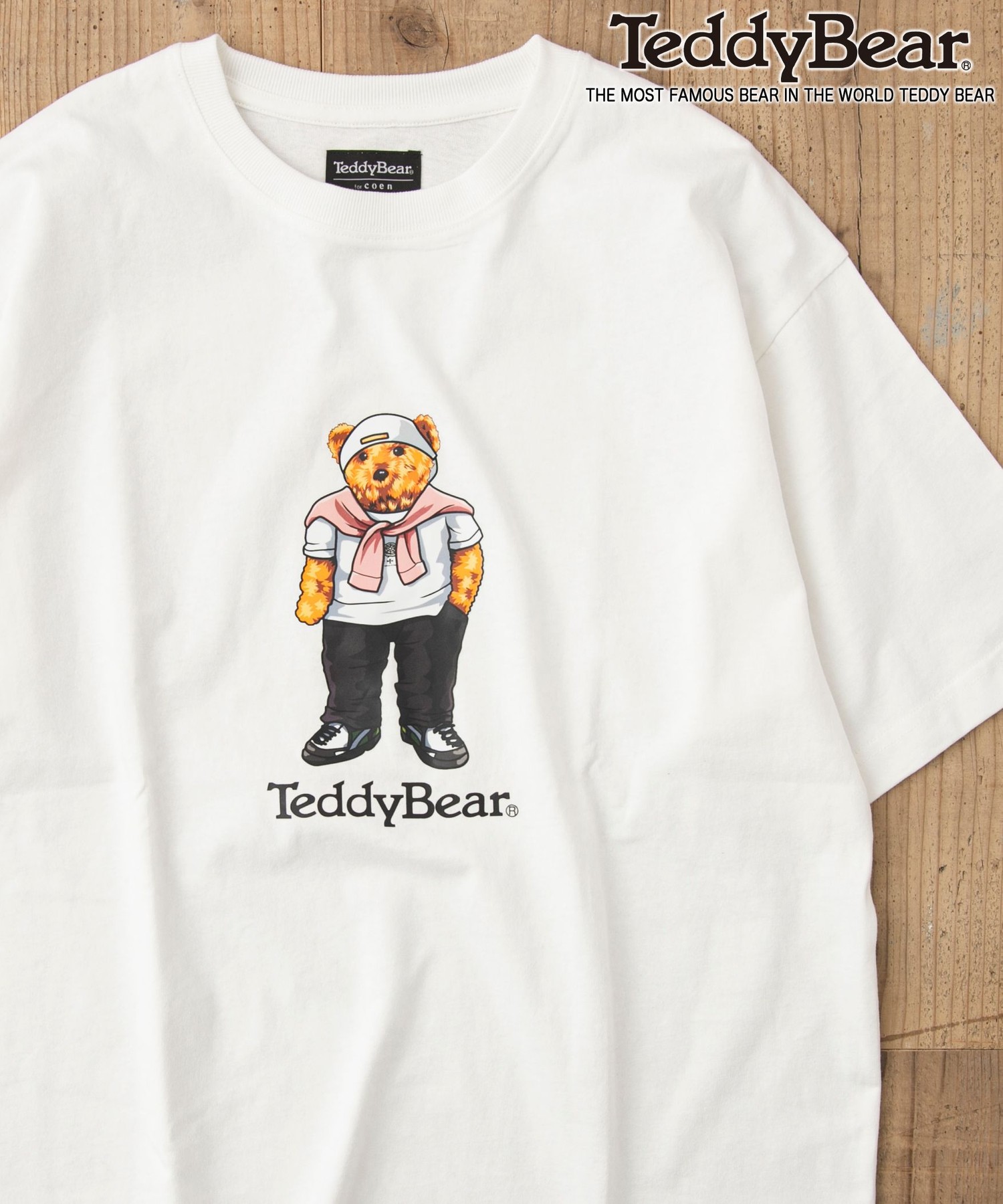 Teddy Bear — принт‑футболка別注 (специальный выпуск)