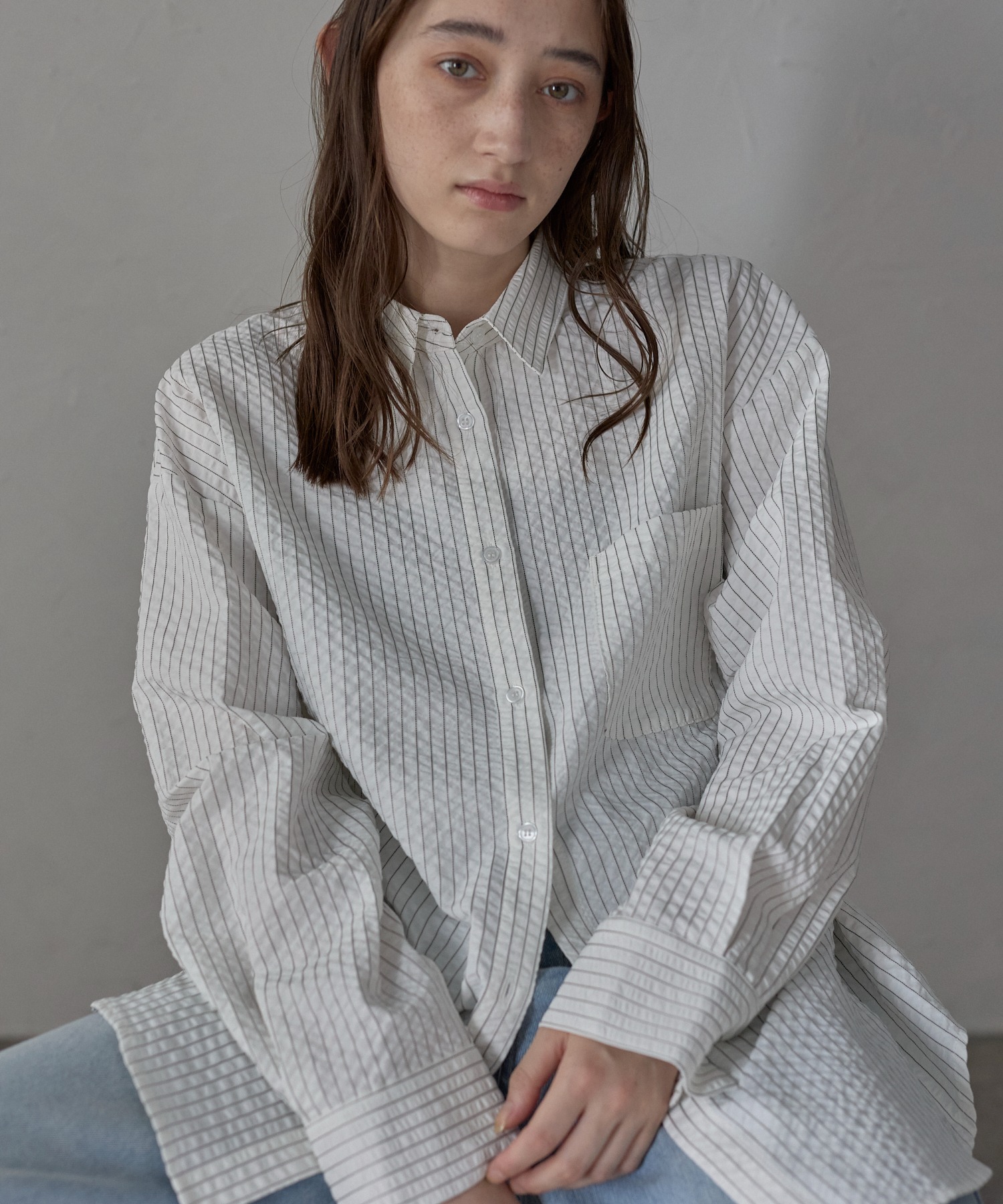 model：H164 着用サイズ：FREE