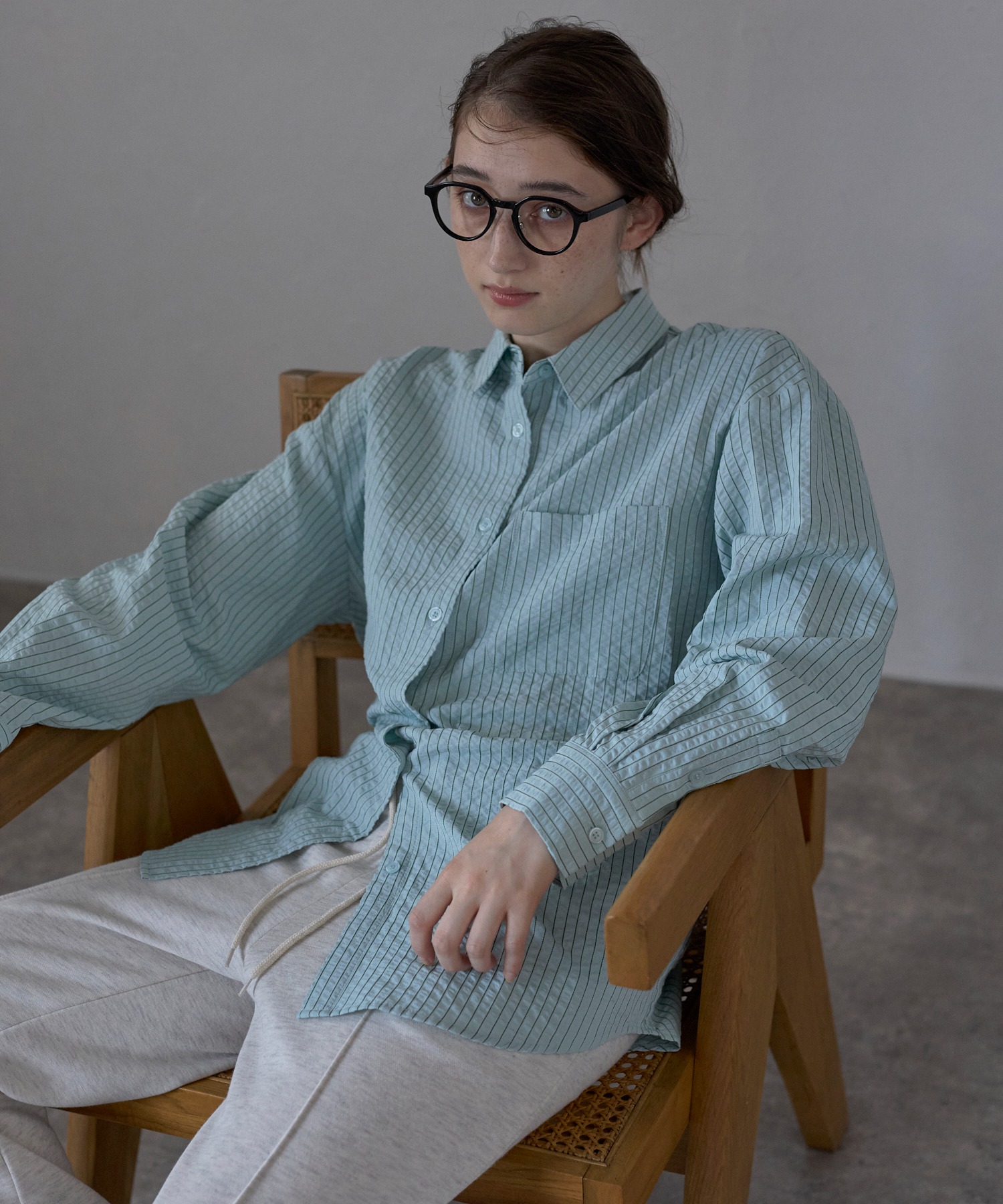 model：H164 着用サイズ：FREE