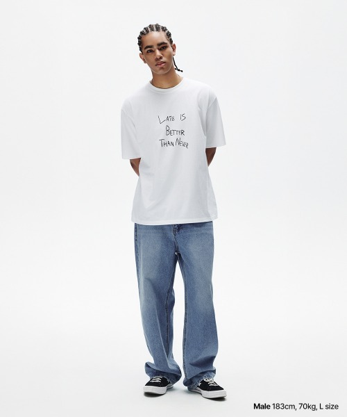 mahagrid/マハグリッド』 GRUNGE DOODLE TEE /グランジドゥードゥル