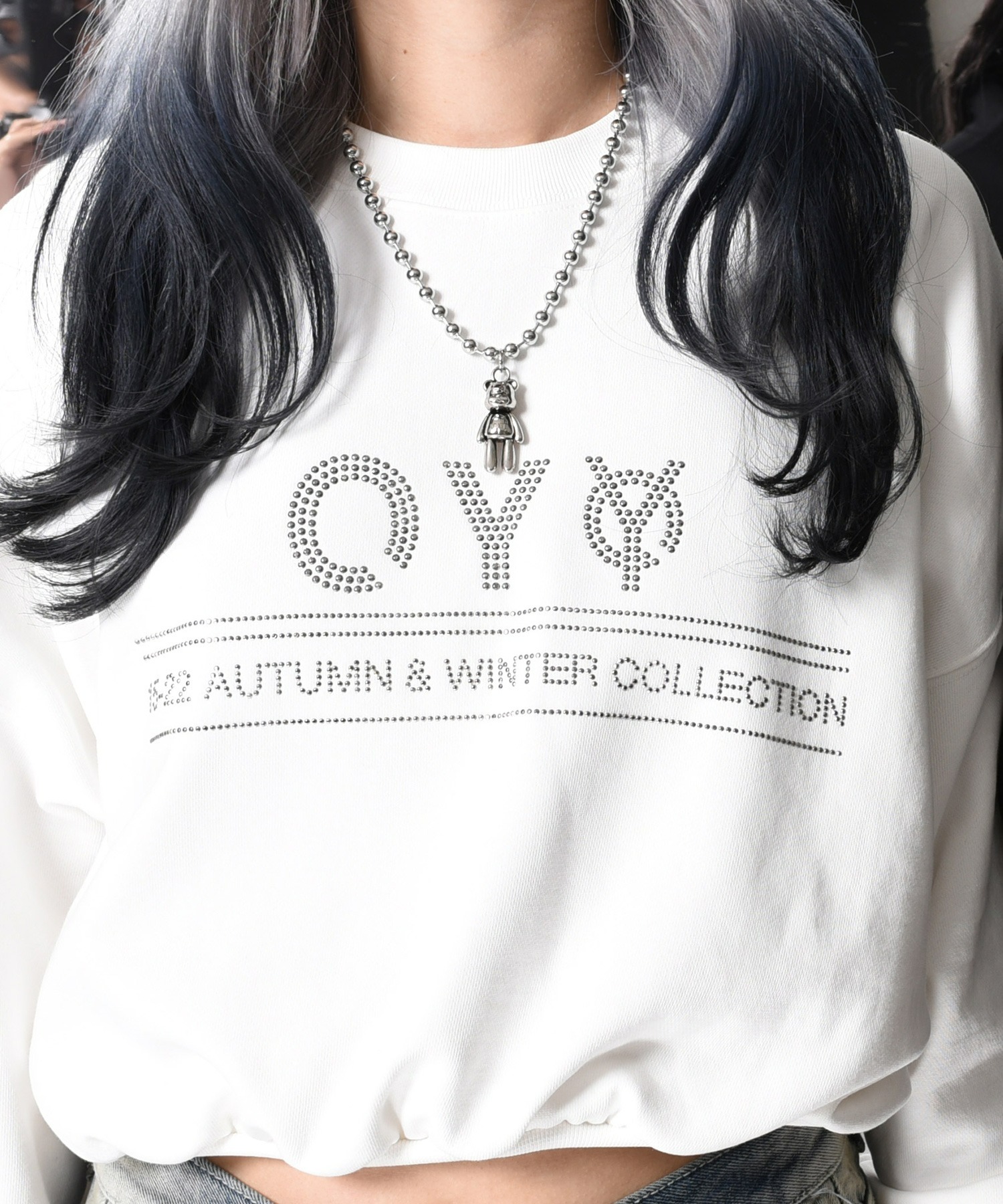 OY/オーワイ』 LINE STONE LOGO CROP MTM/ラインストーン ロゴ クロップ スウェット OY│A'GEM/9×.KOM【公式】｜韓国・ストリートブランド通販サイト  エージェムナイン ドットケーオーエム