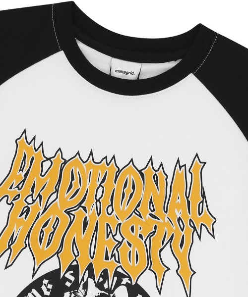 mahagrid/マハグリッド』 COOL CAT RAGLAN TEE/クール猫ラグラン T