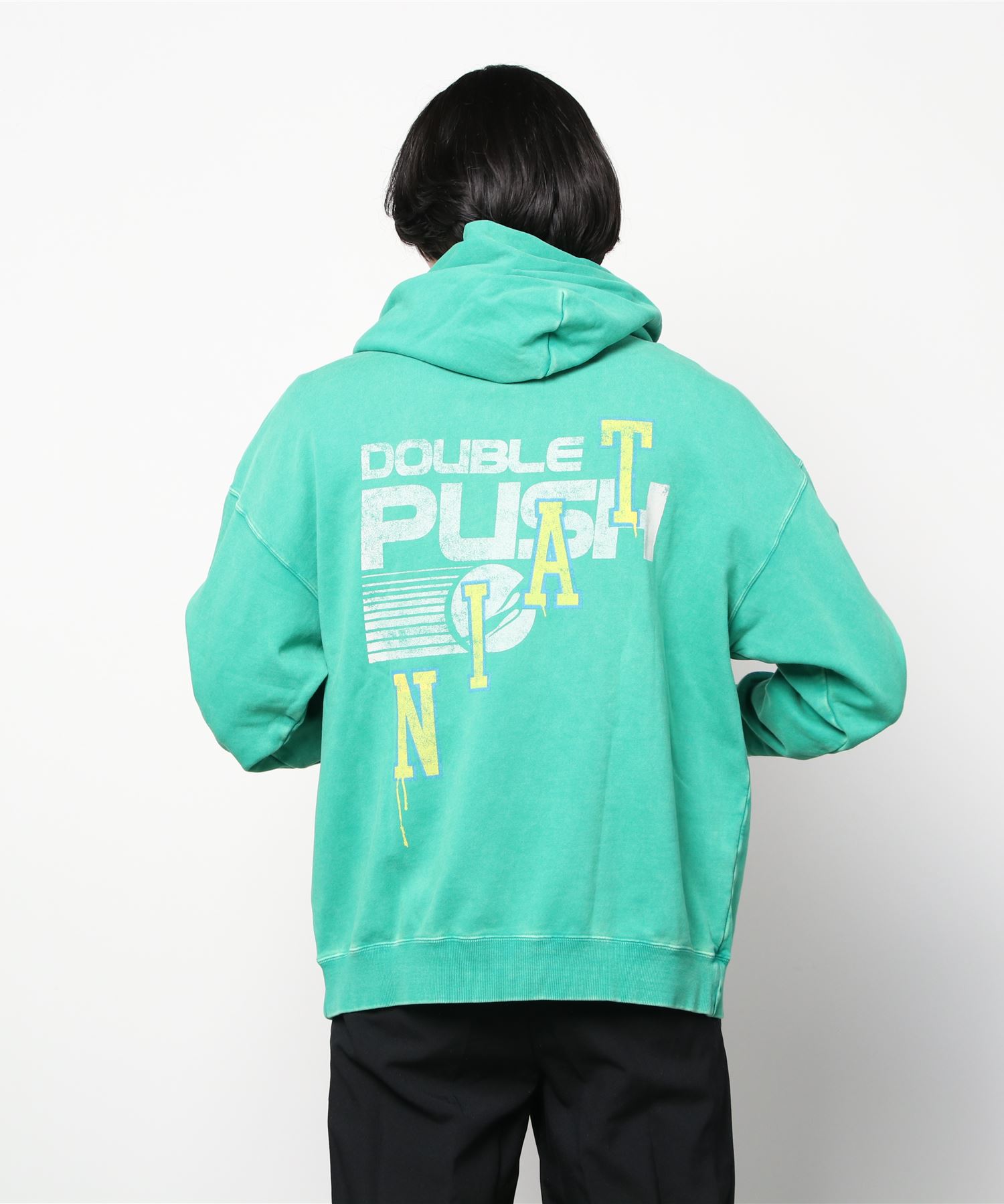 パーカー TAIN DOUBLE PUSH/タイン ダブルプッシュ/TAIN SWEAT HOODIE