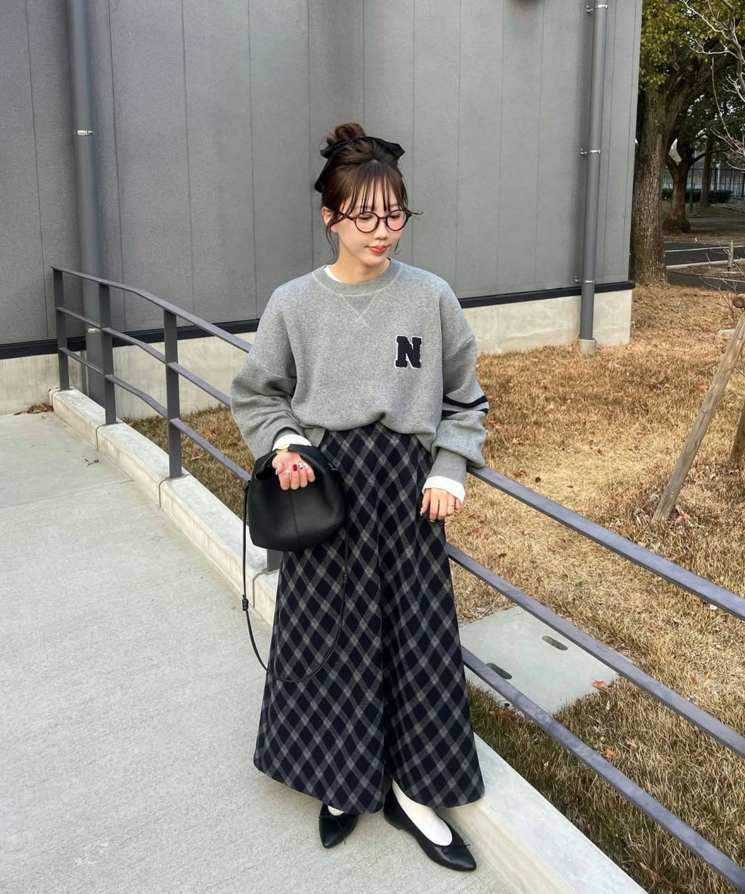 model：H153 着用サイズ：FREE