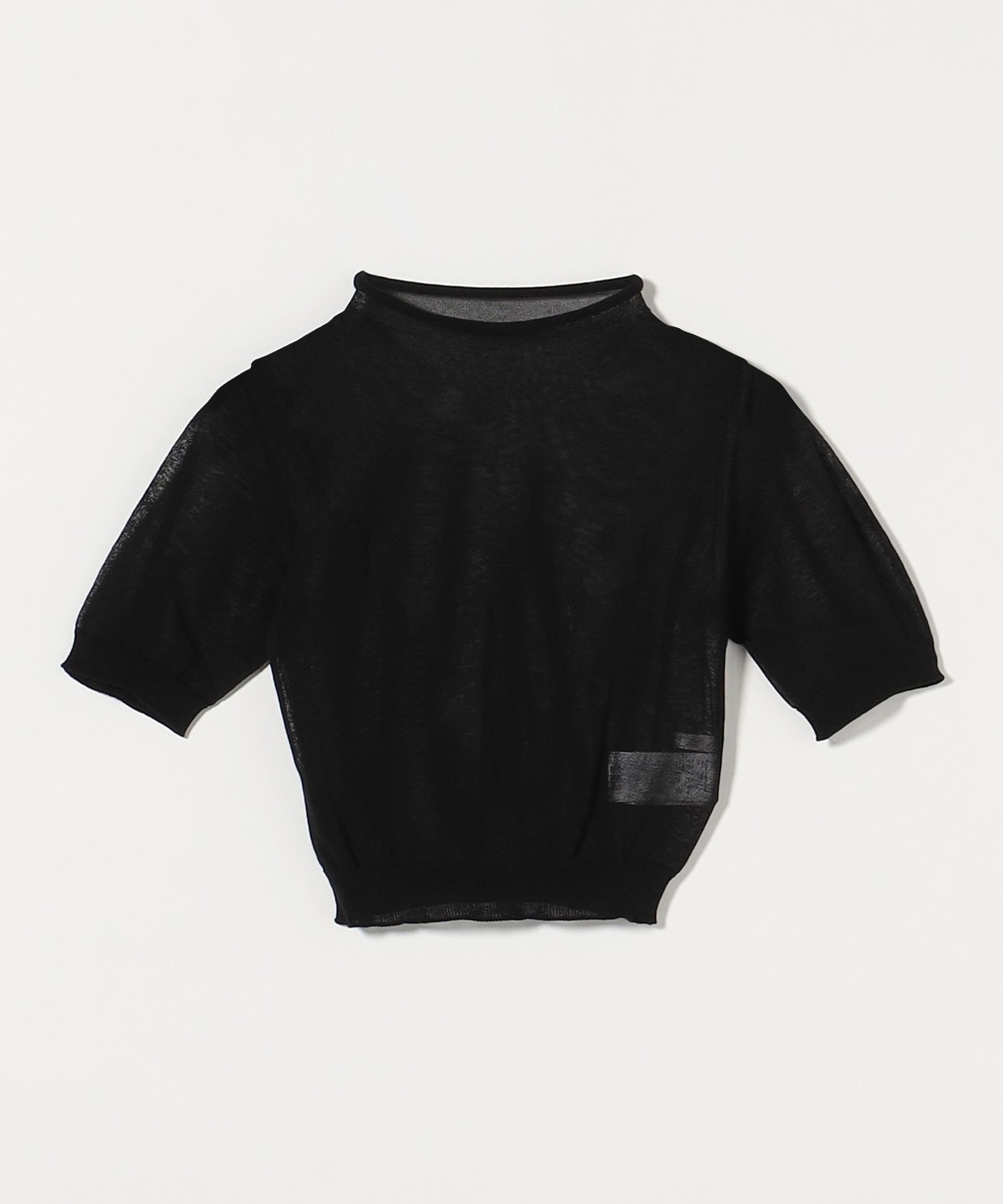 AMOMENTO＞SHEER CROPPED KNIT/ニット 【公式通販】