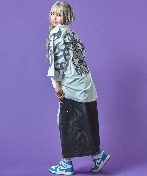tシャツ A'GEM/9 × .kom 「GALFY/ガルフィー」部族長Tシャツ レディース メンズ 95578635b_8_d_500.jpg
