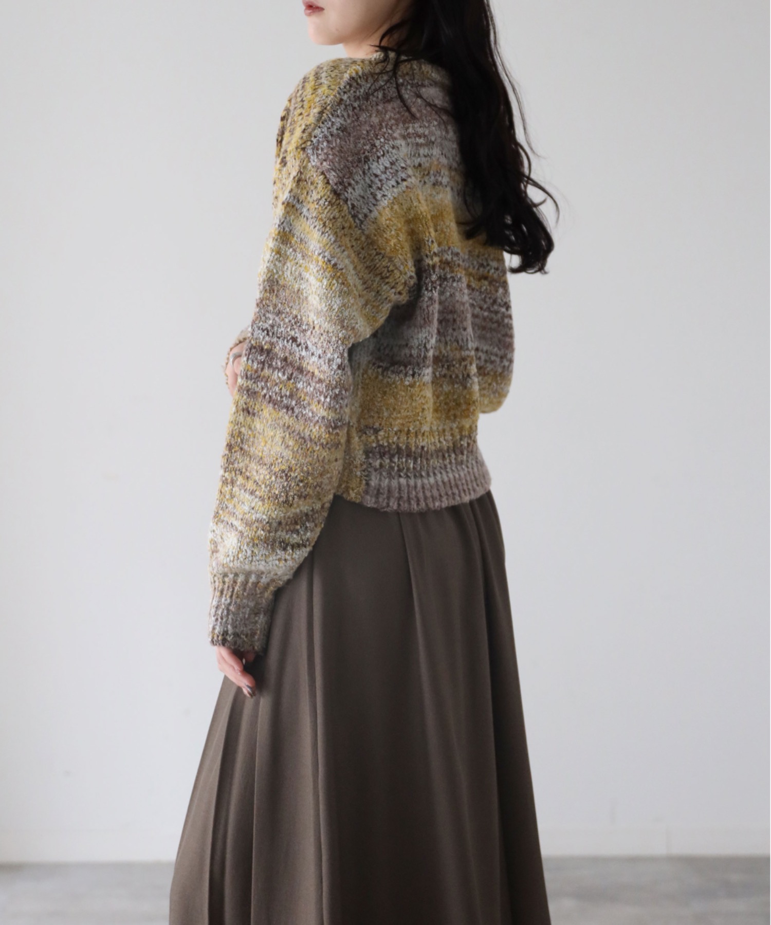 model：164cm. 着用サイズ：FREE